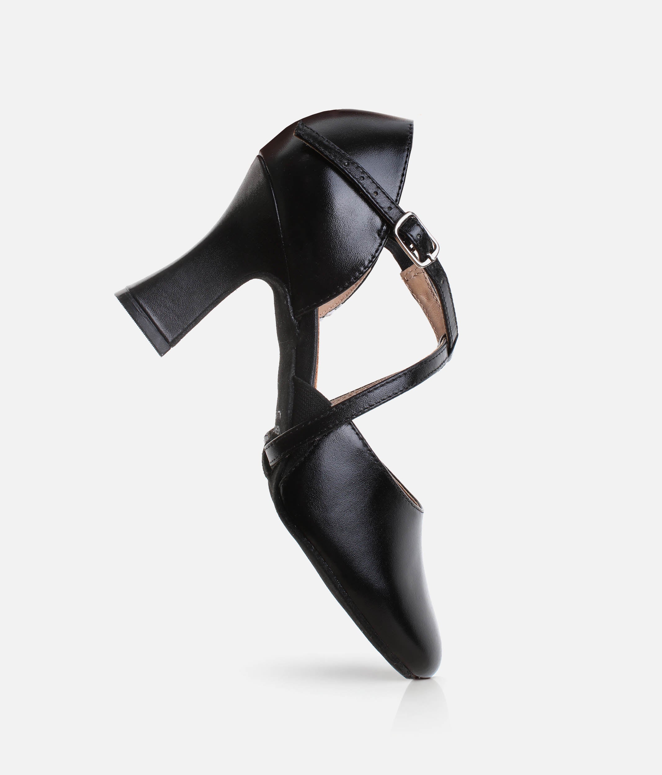 Broadway Leather 3” Character Heels - SD143
