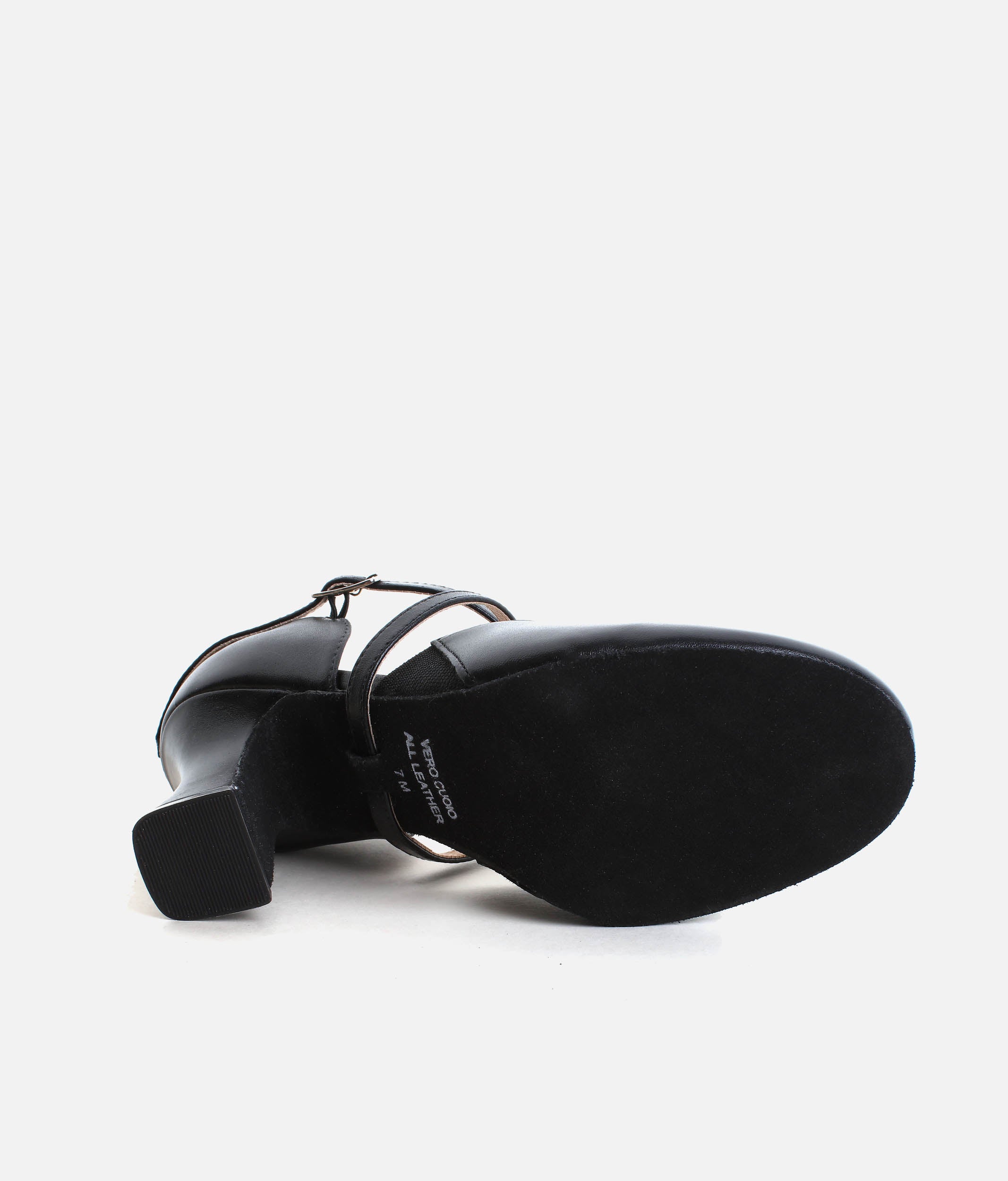 SD153 - High-Stability X-Strap Leather Character Shoes, Reinforced Heel
