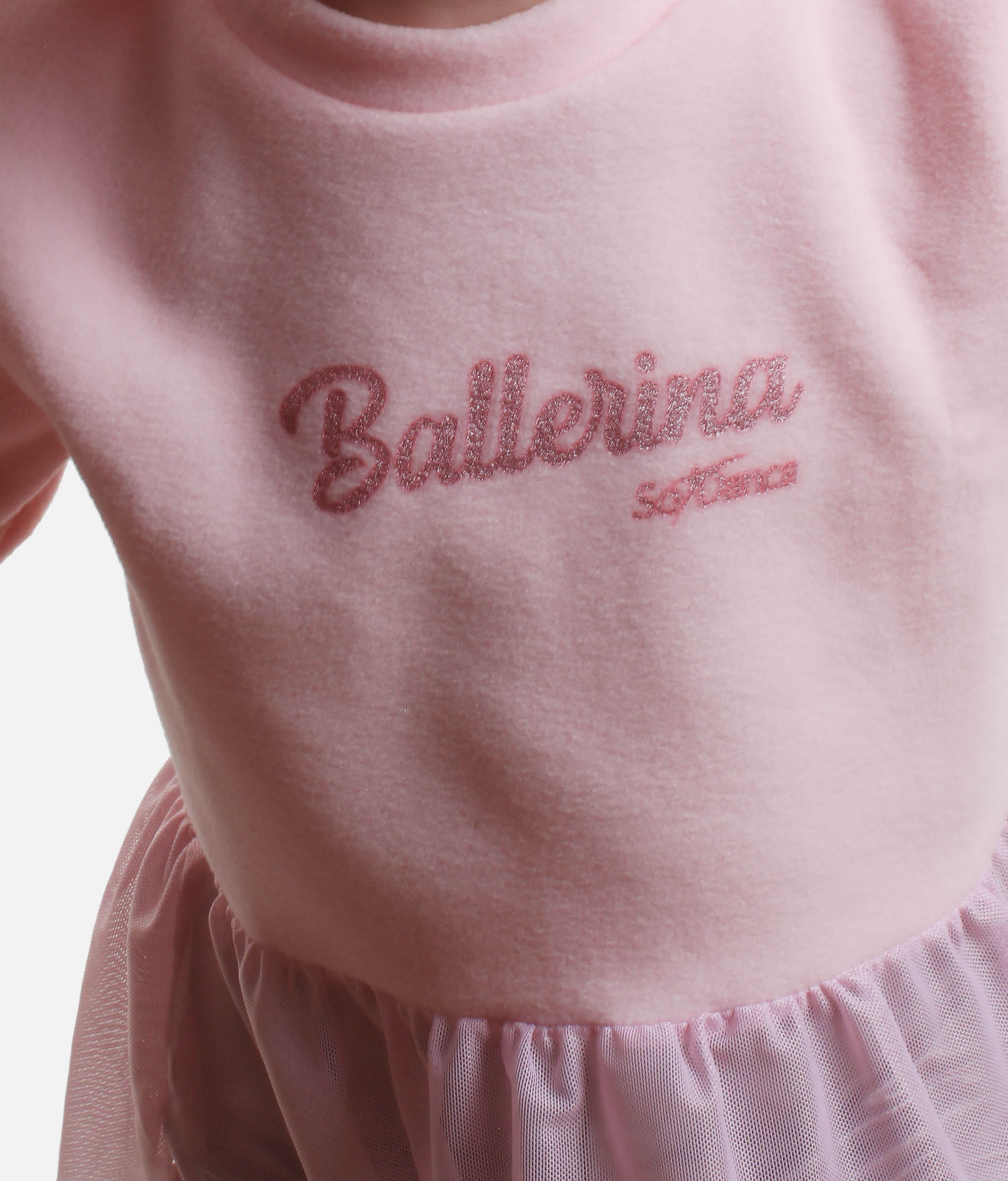 Tiny Ballerina Top With Tulle - SD2147