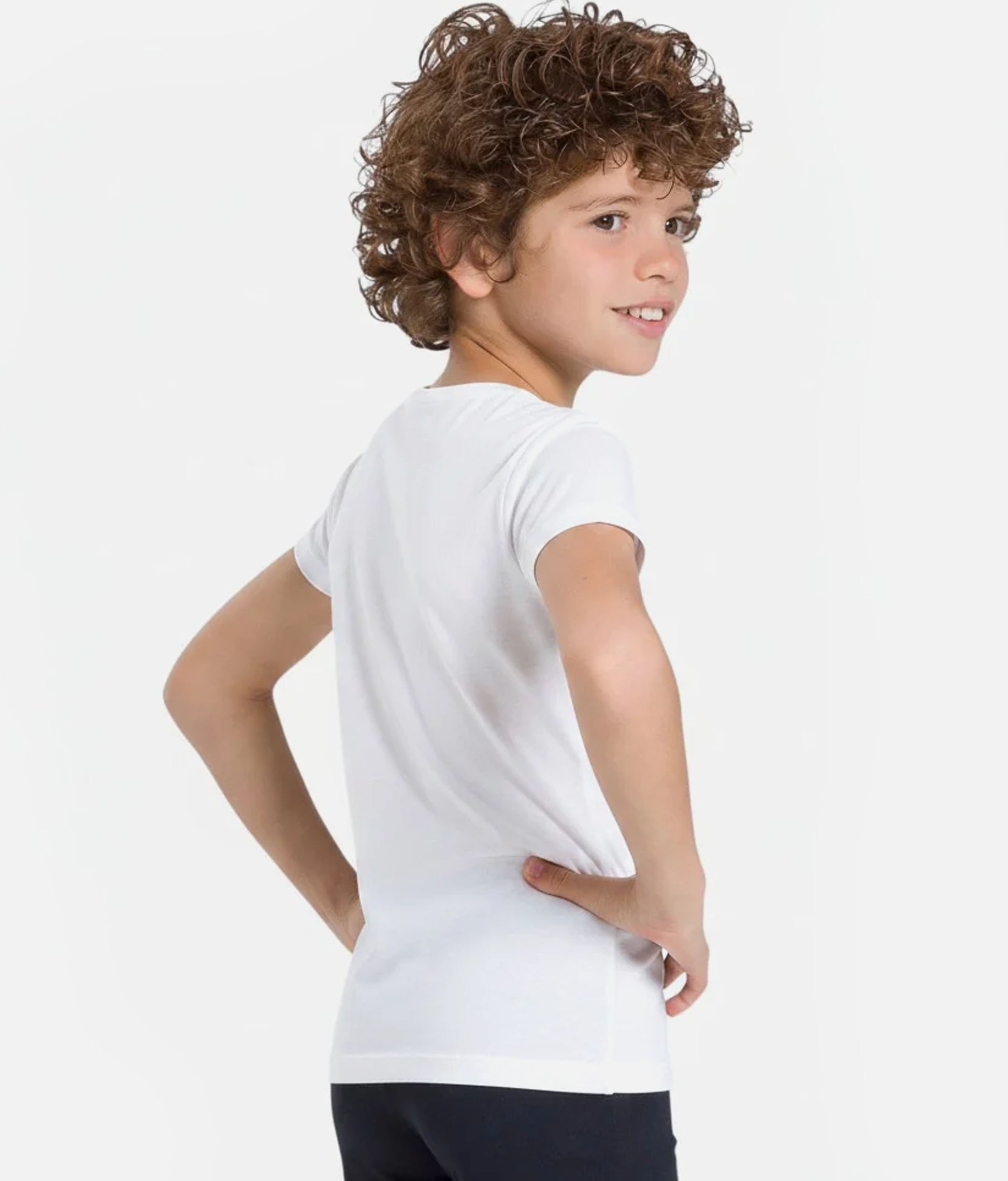 Boys’ Crew-Neck Ballet Uniform T-Shirt - SL112 Franco