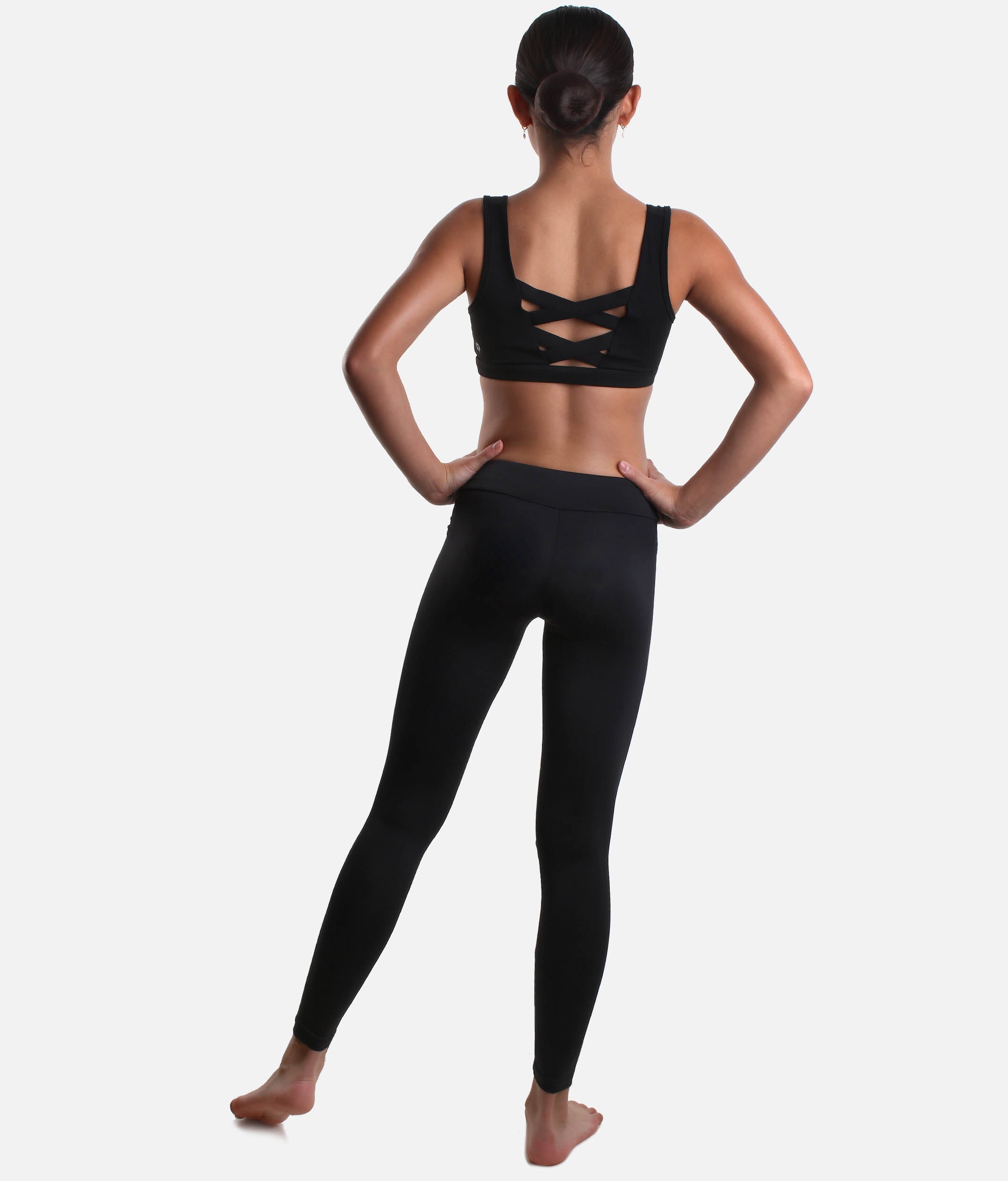 Girls Dance Leggings, Full-Length Buttery Soft for Young Dancers - SL156