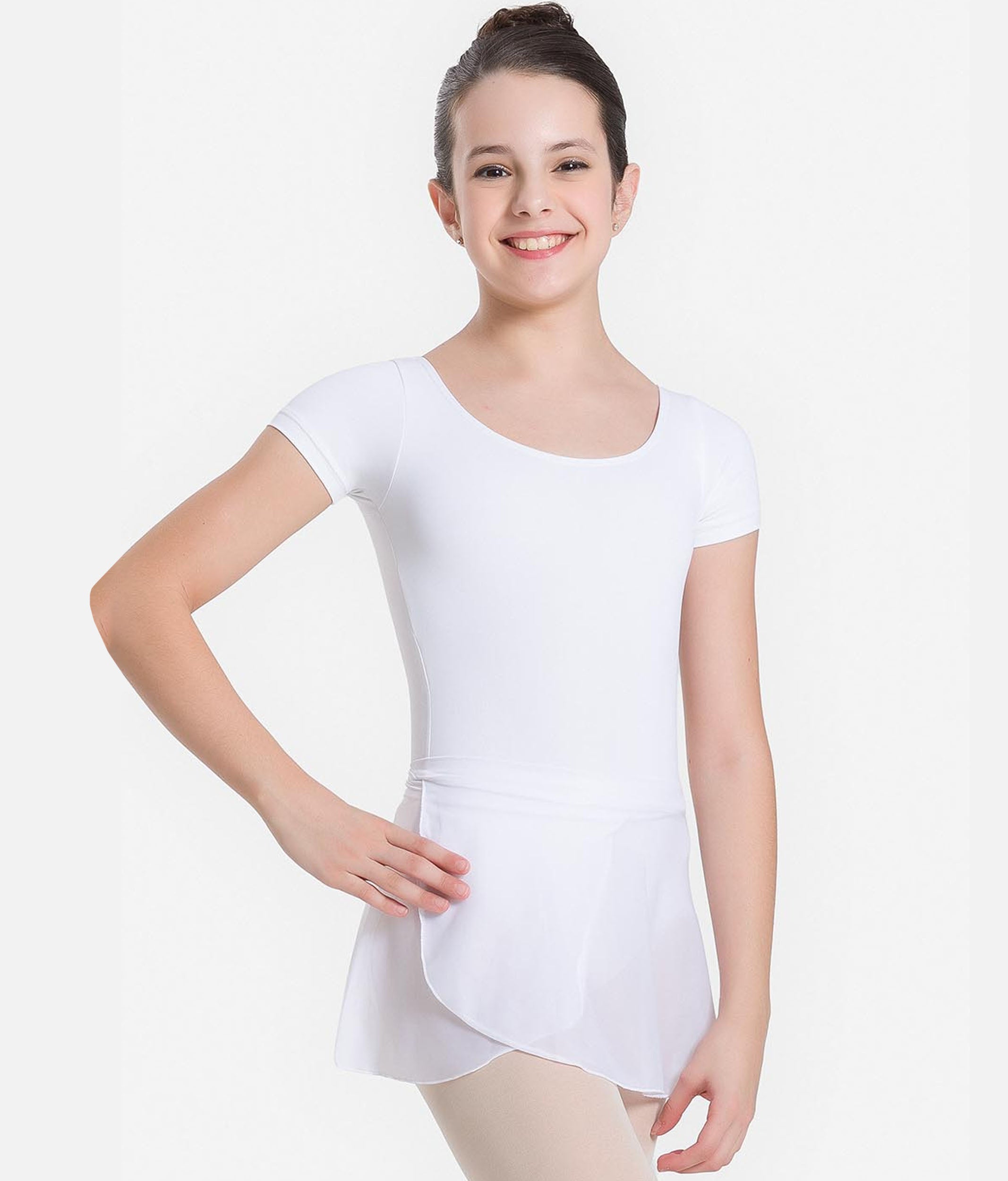 Toulon Girls’ Wrap Ballet Skirt, Comfortable & Secure Fit - SL65