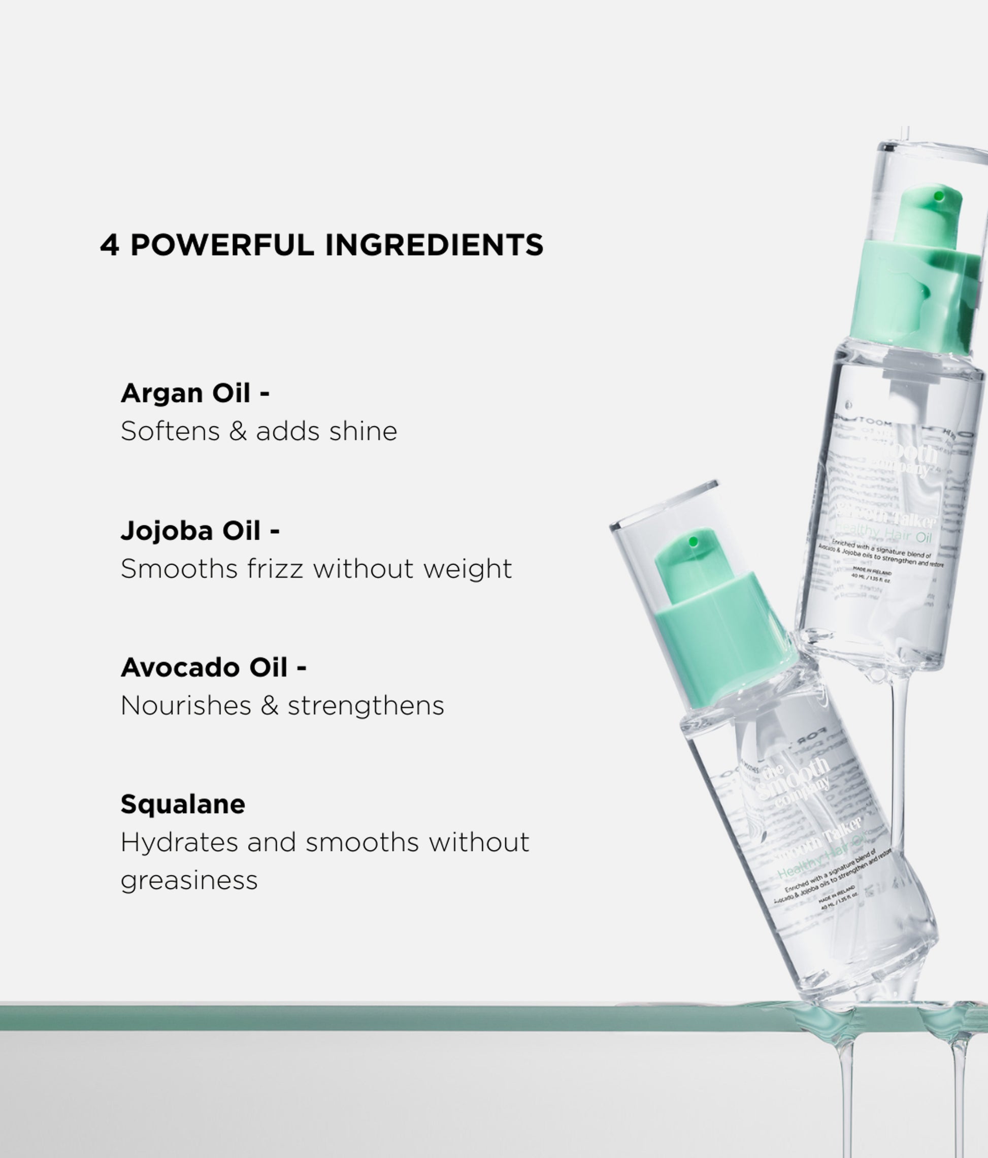 SMOOTH TALKER Healthy Hair Oil 40ml, Lightweight Shine & Frizz Control