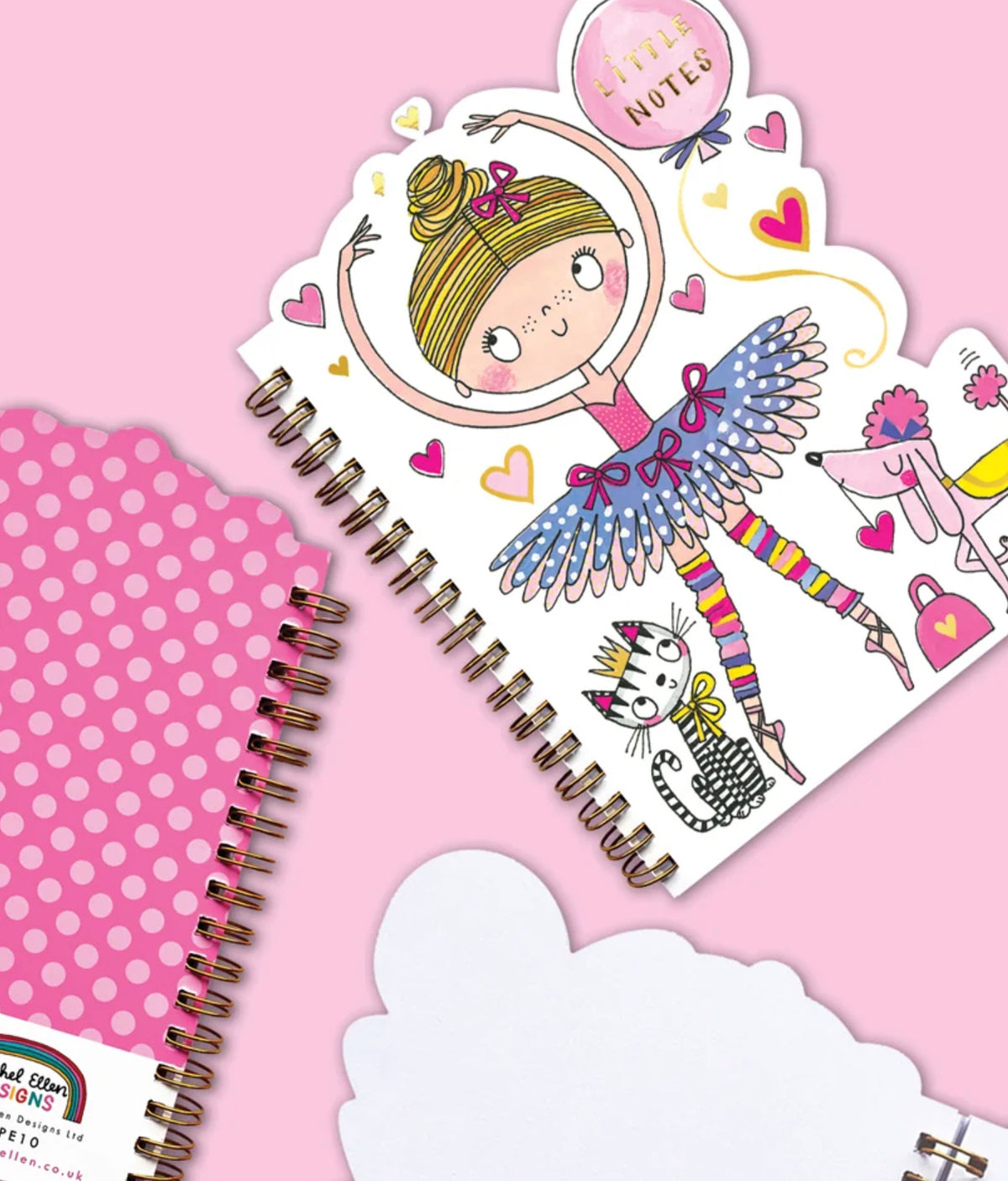 Ballerina Shaped Wire-Bound Notebook - SHAPE10