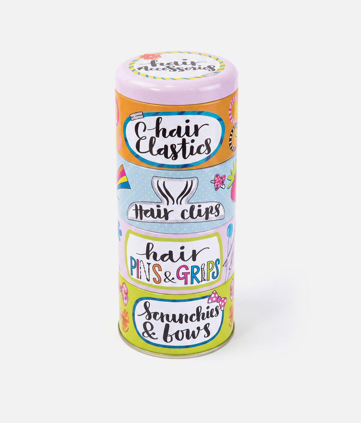 Rachel Ellen Stackable Hair Accessories Storage Tins – STACK7