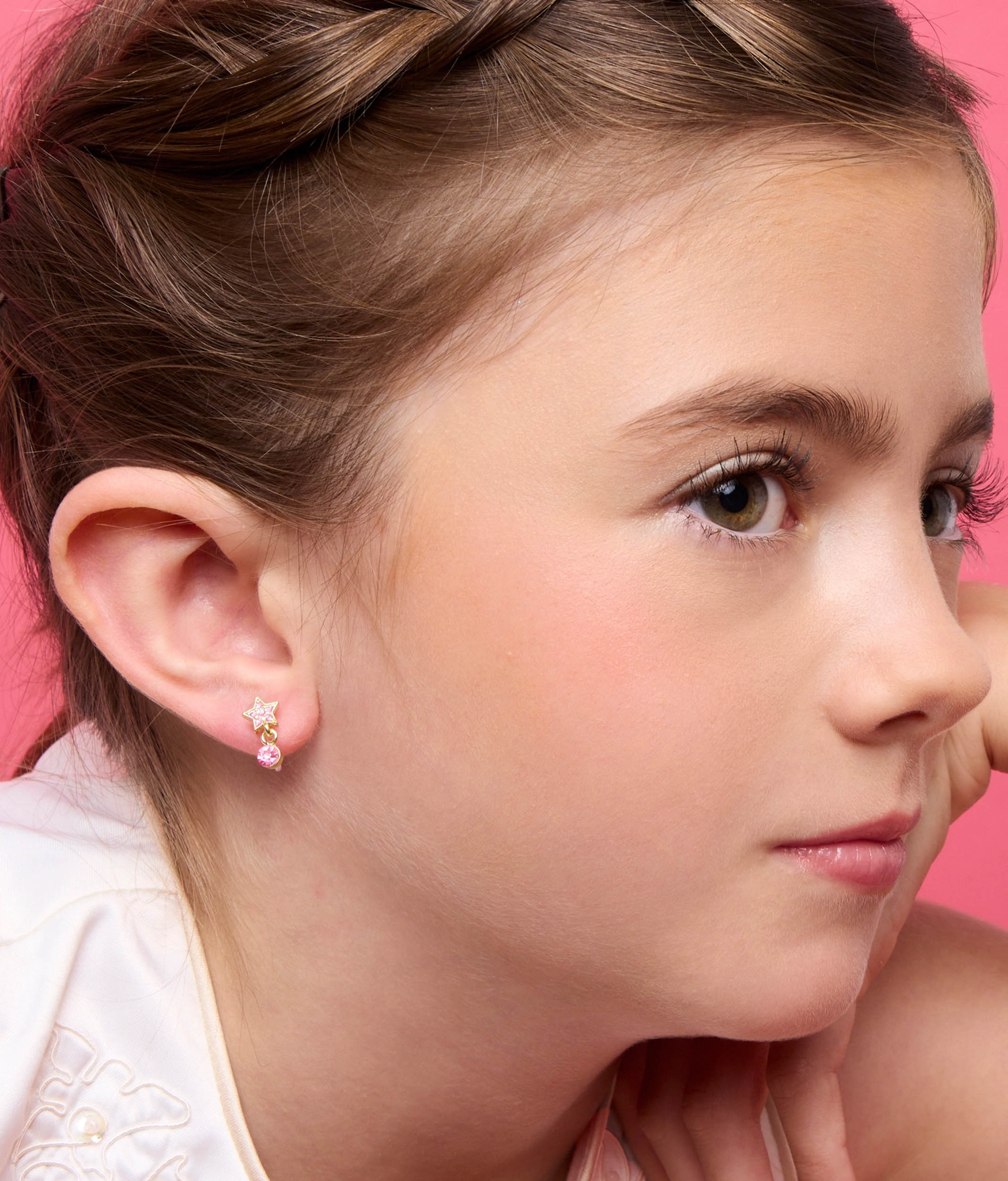 Clip On Earrings  for Girls – Little Luxe Star Drop