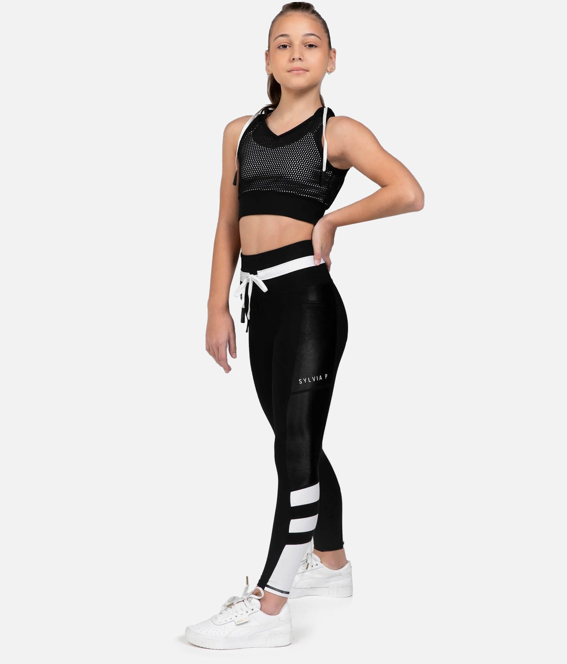 Sylvia P Gymnast Leggings – Cool Touch, Moisture-Wicking Tights