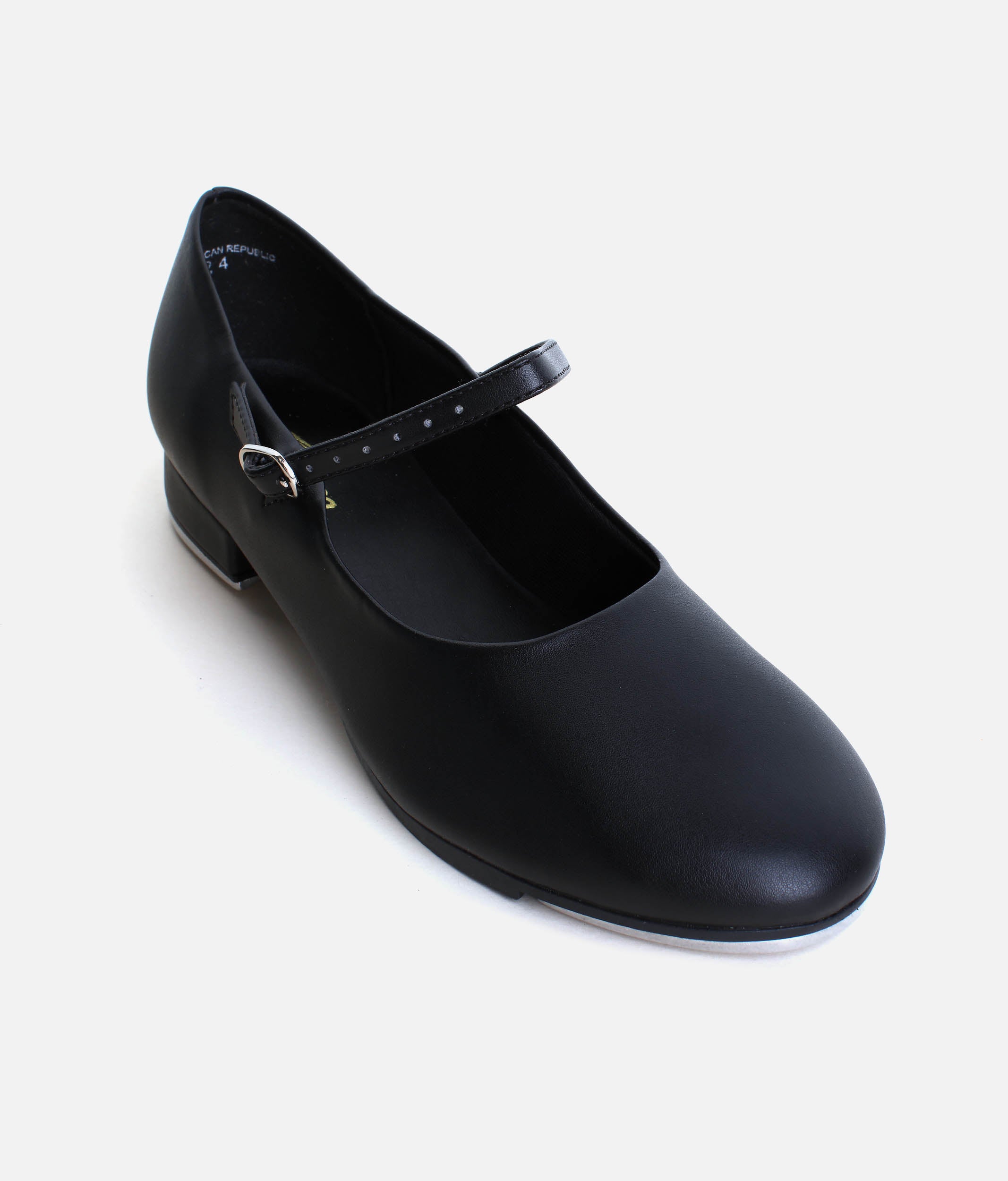 TA07 - Beginner Tap Shoes with Buckle, Vegan Leather, Cushioned Insole, Full Rubber Sole
