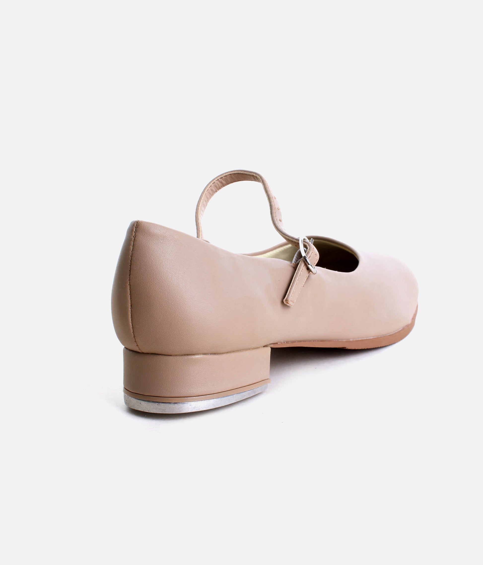 TA07 - Beginner Tap Shoes with Buckle, Vegan Leather, Cushioned Insole, Full Rubber Sole