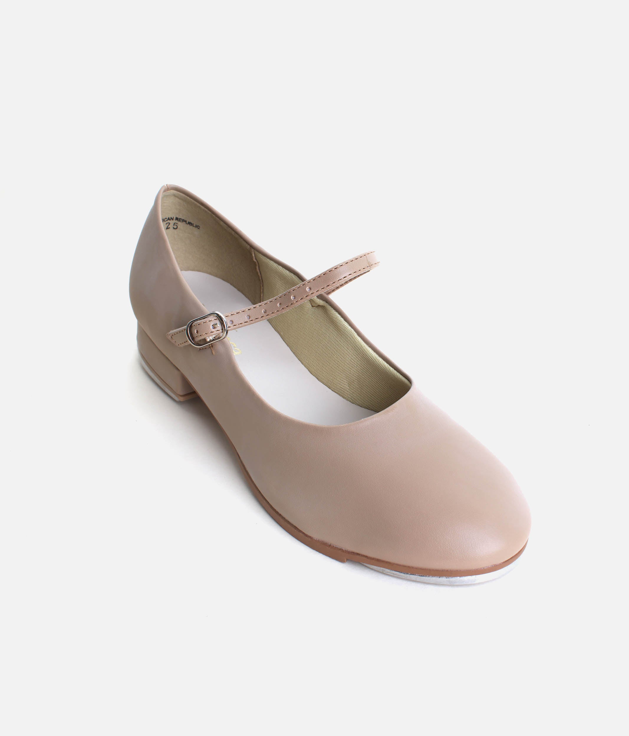 TA07 - Beginner Tap Shoes with Buckle, Vegan Leather, Cushioned Insole, Full Rubber Sole