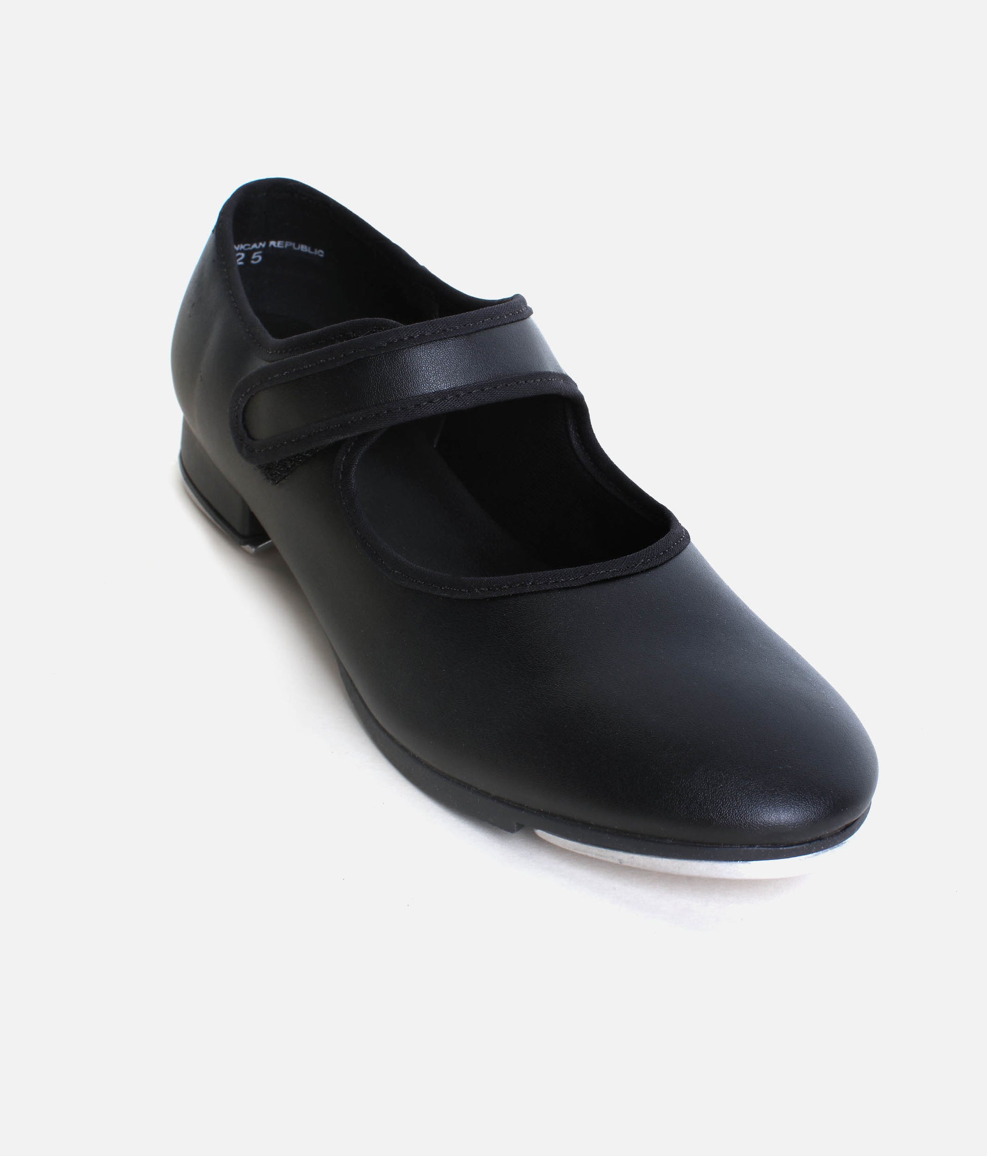 TA38 - Easy-Fit Velcro Tap Shoe, Vegan Leather Tap Dance Shoes for Beginners