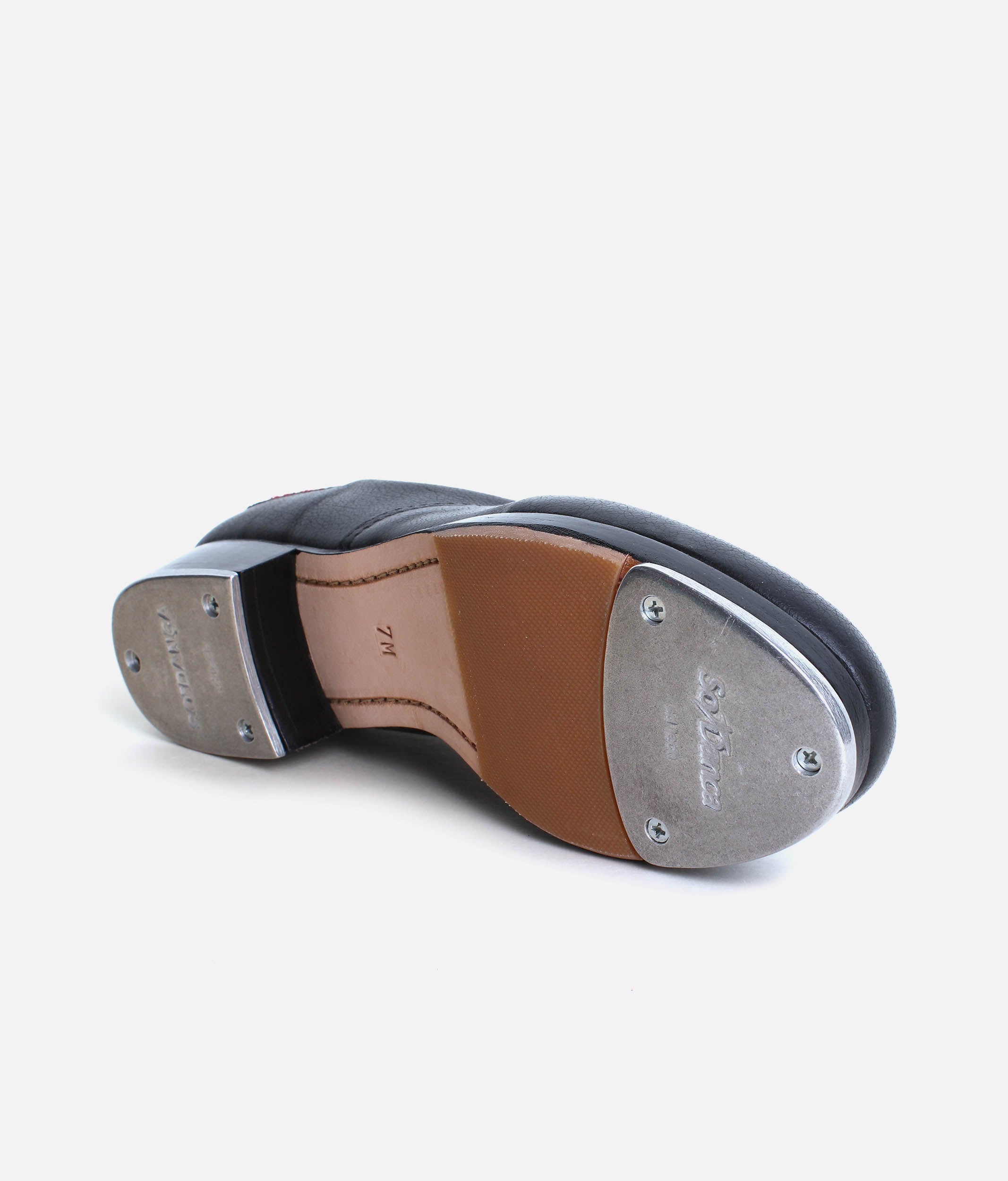TA800 - High-Performance Tap Shoes, Premium Leather, Cushioned Collar & Wood Heel