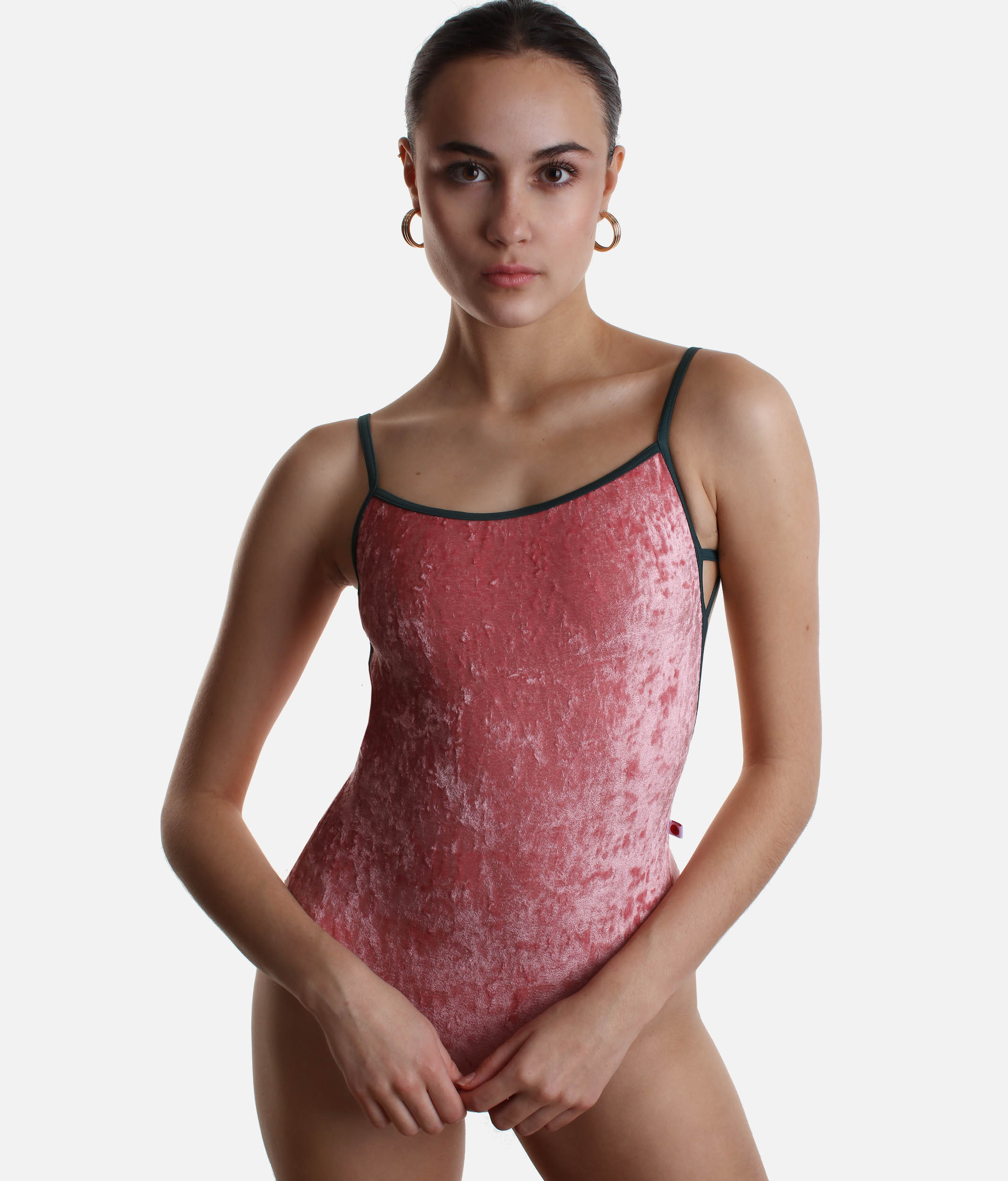 Camisole Elegance, Velvet Dance Leotard in Romance - TAMARA