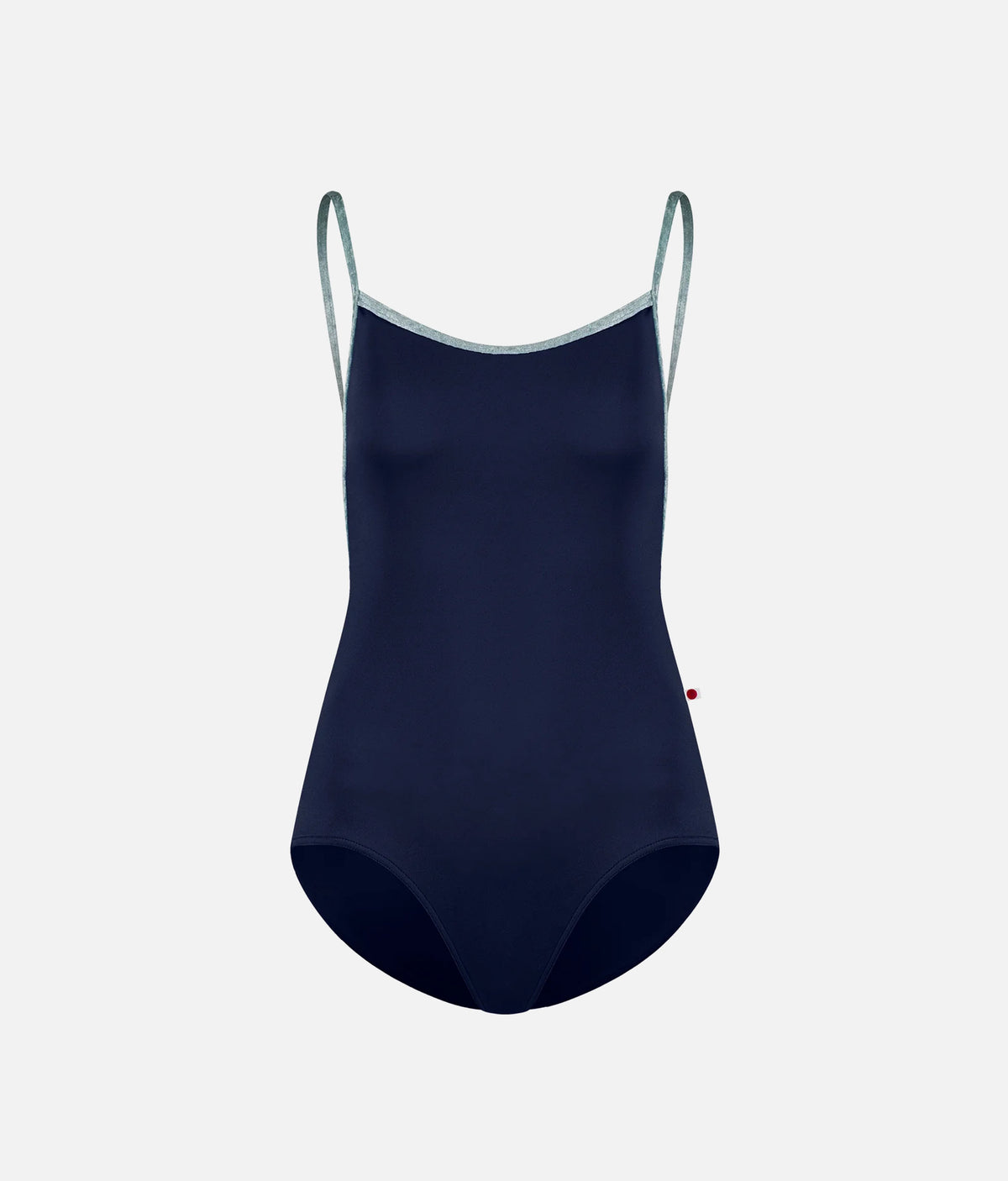 Tamara Dark Blue Open Back Camisole Ballet Leotard