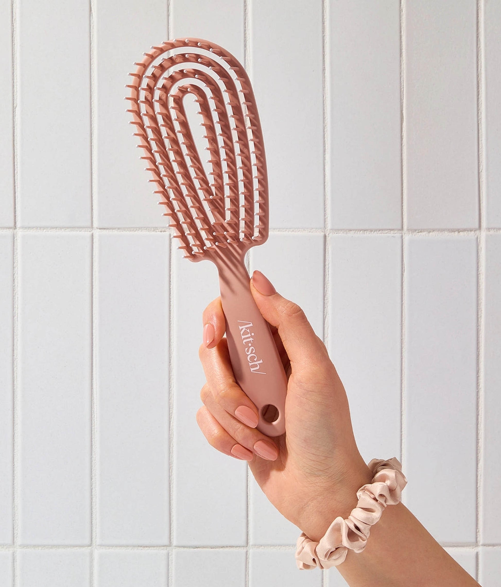 Terracotta Detangling Flexi Brush - Lightweight & Ergonomic