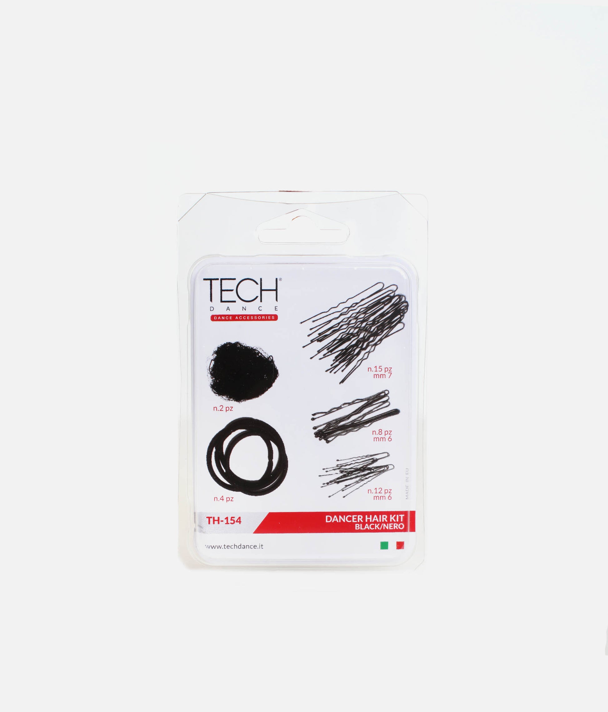 Black Accessories Set, Complete Bun Kit for Dancers & Performers - TH154