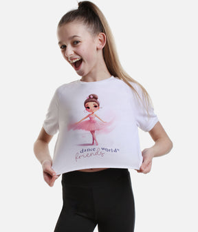 Ballerina Print T-Shirt - 030