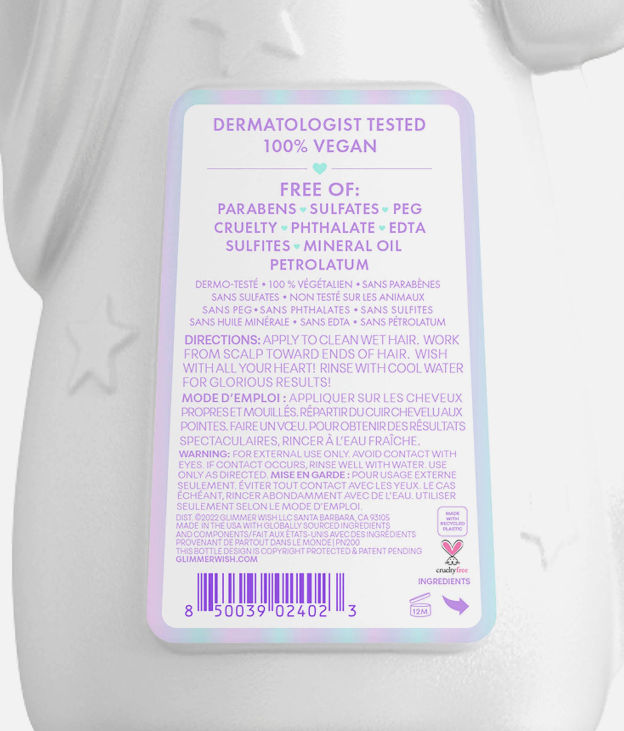 Unicorn Kids Conditioner with  Moisturizing & Strengthening Formula