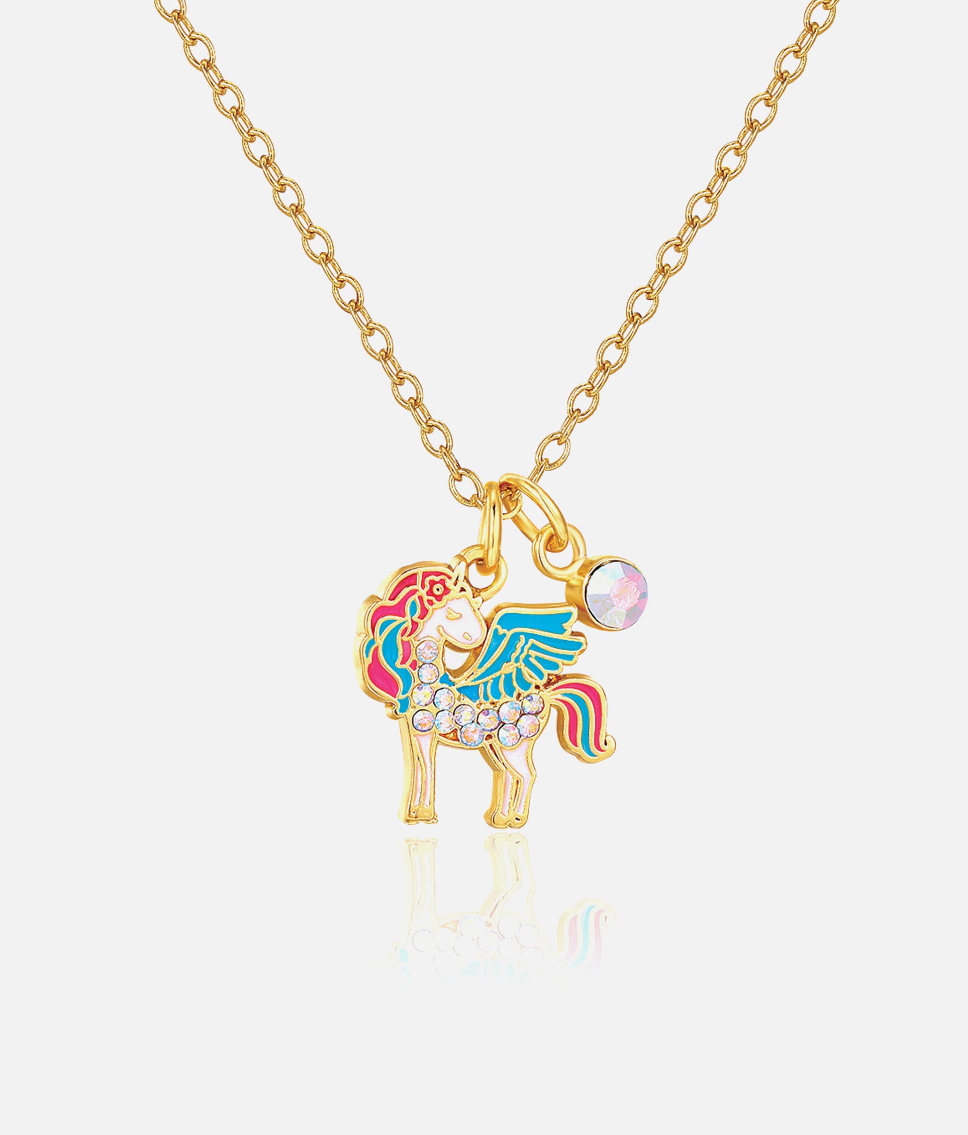 Girl Nation Unicorn Necklace Safe Jewellery for Girls Dance World