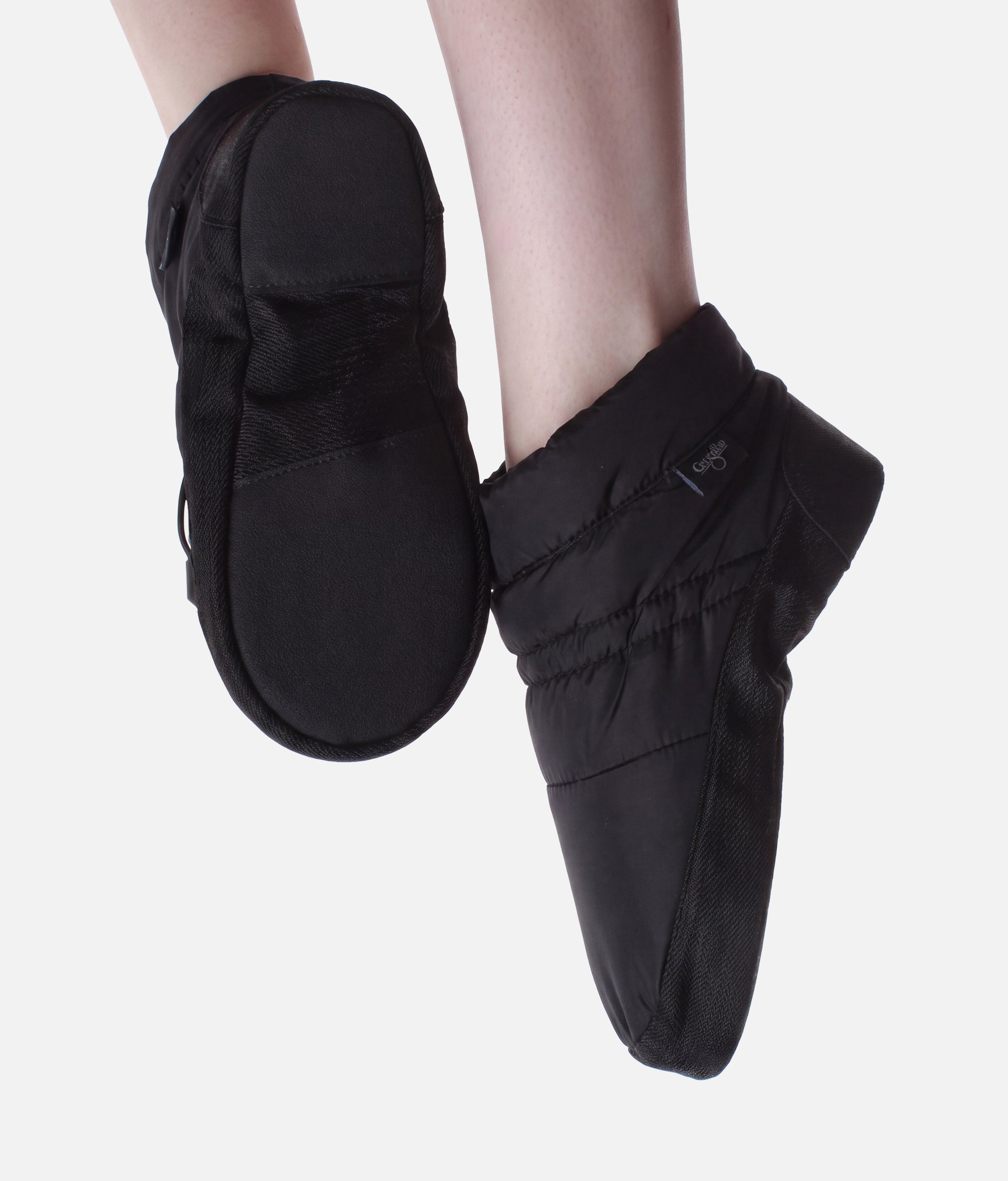 Split Sole Warm-Up Booties, Low Cut with Anti-Slip Grip - M75S