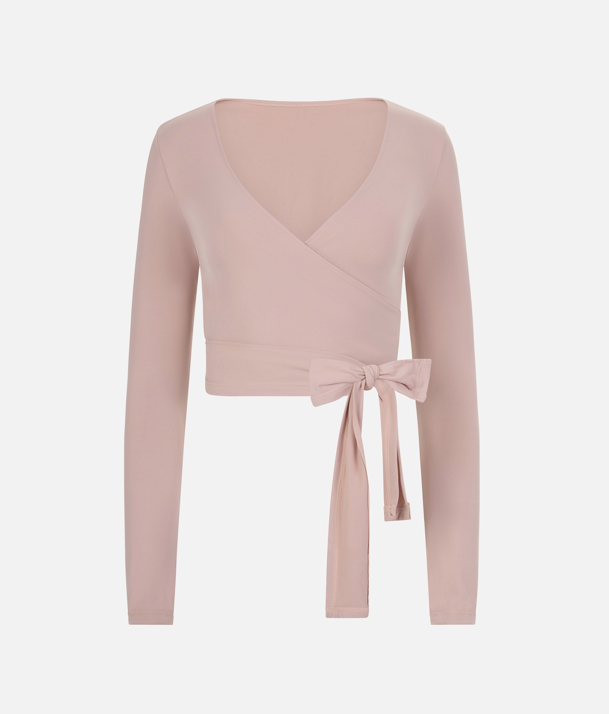 Ballet WRAP TOP for Dancers, Soft Long Sleeve Warm Up Layer