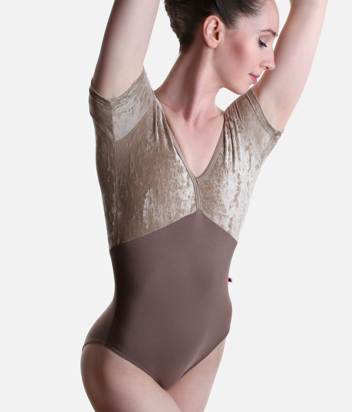 Alicia Double V Short Sleeve Ballet Leotard – Star & Toffee