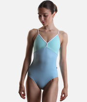 YUMIKO Daria – Pool Camisole Ballet Leotard with Frozen & White