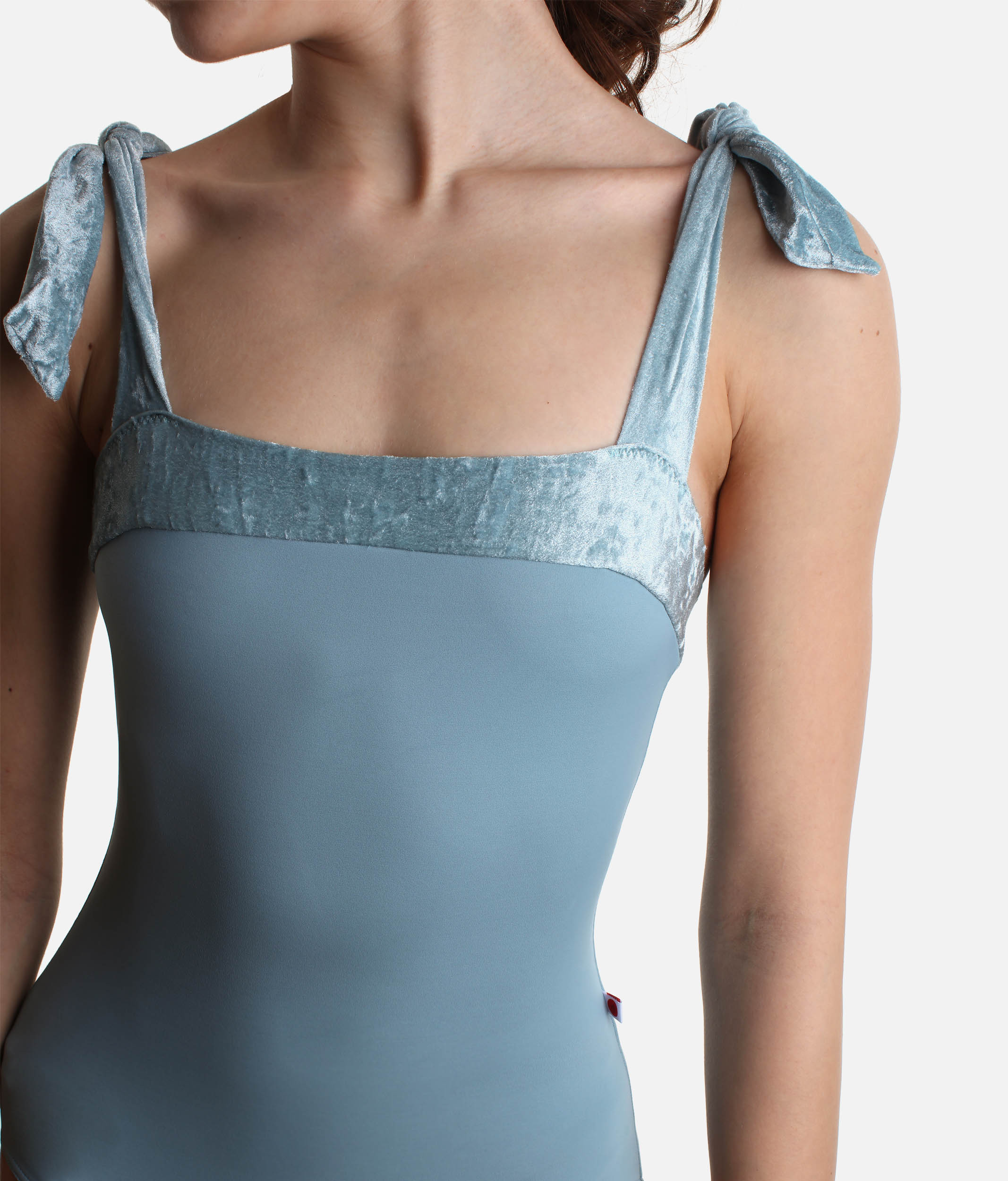 YUMIKO Mimi Leotard – Adjustable Velvet Tie Dancewear – Dance World