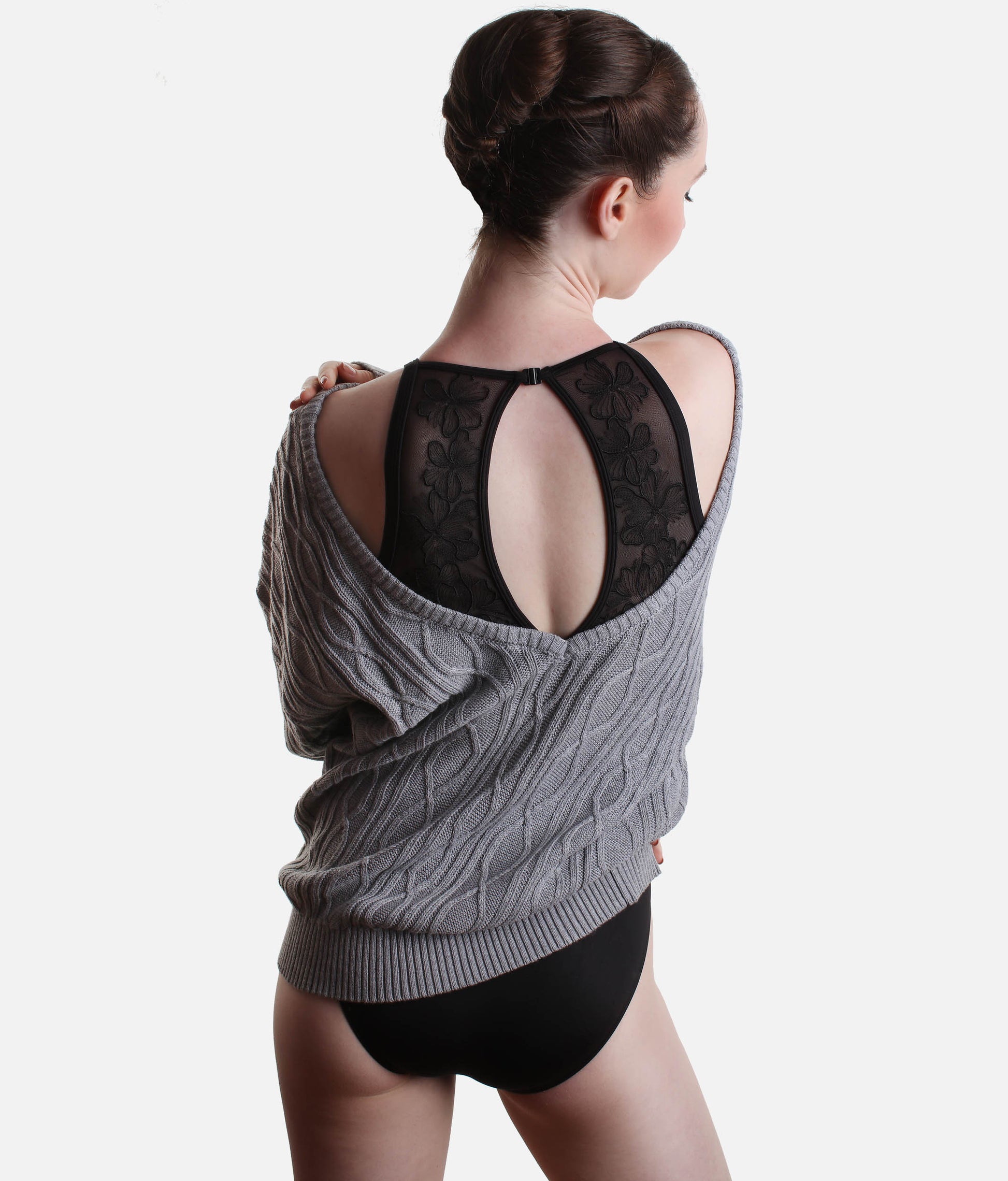 Granada Reversible Sweater, Cozy Ballet Warm-Up Layer for Dancers - Z30014
