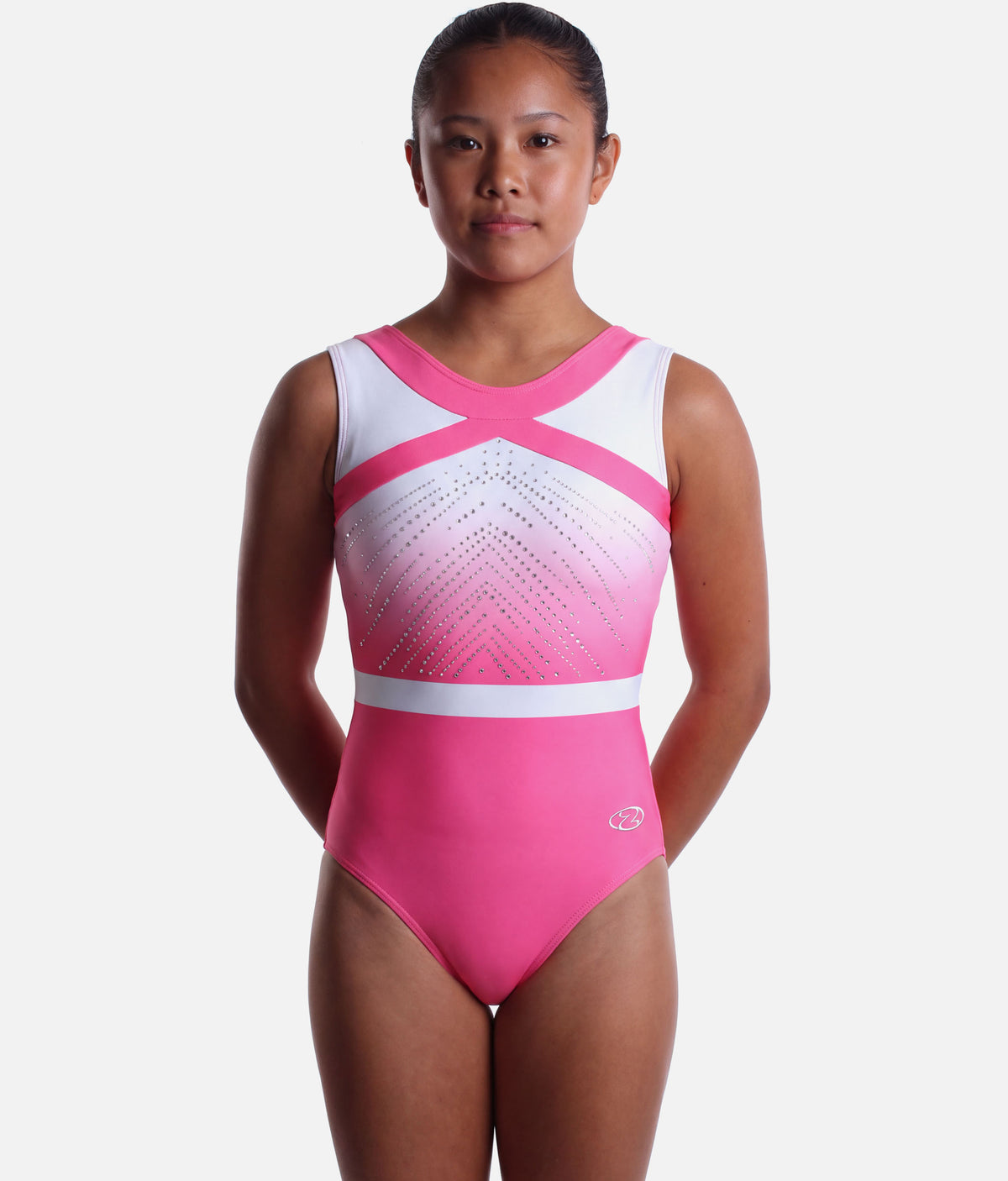 The Zone Melody Z818MEL Girls’ Sleeveless Gymnastics Leotard