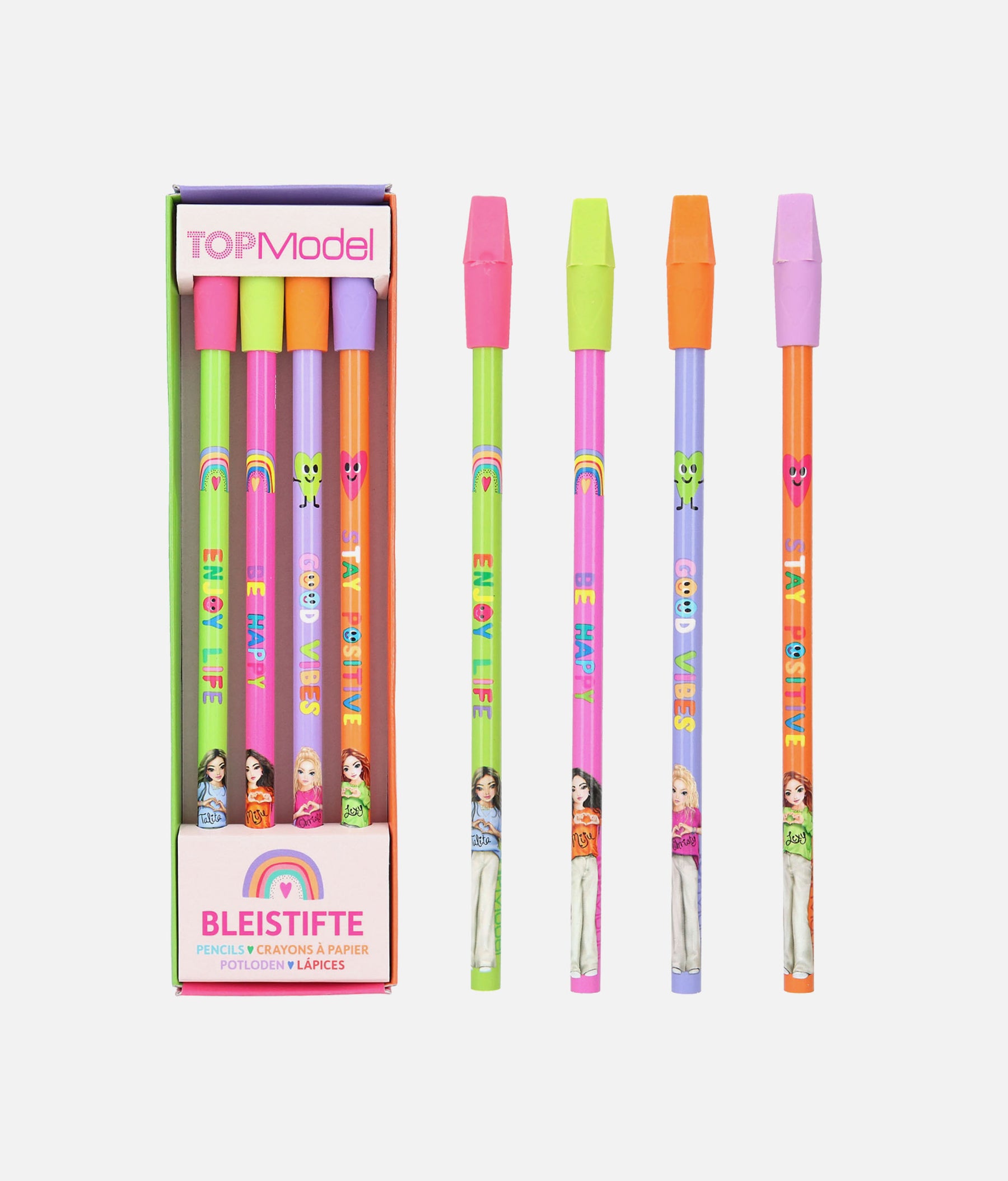 Pencil-Set With Eraser-Topper - 0012088