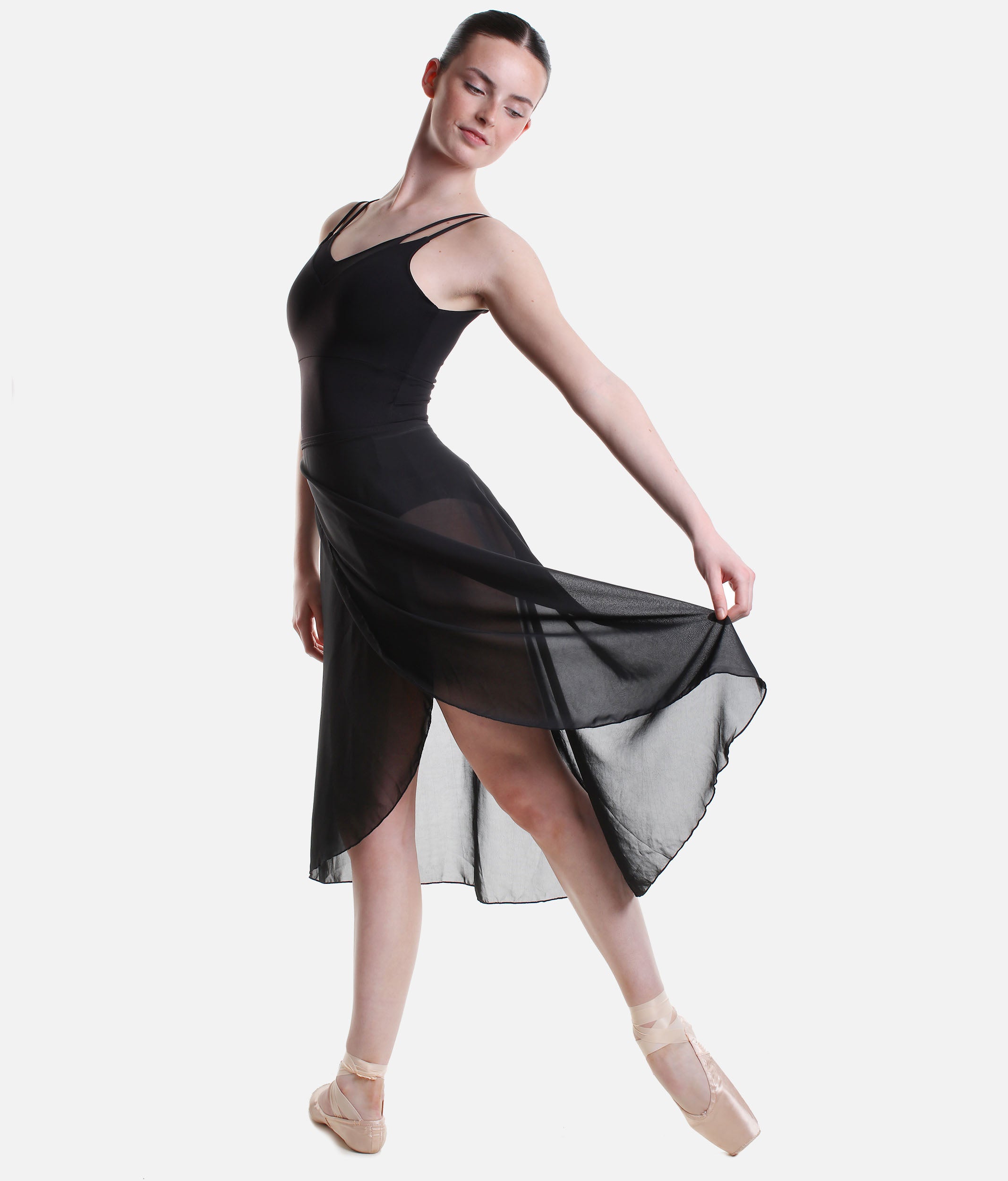 Long wrap hotsell skirt ballet