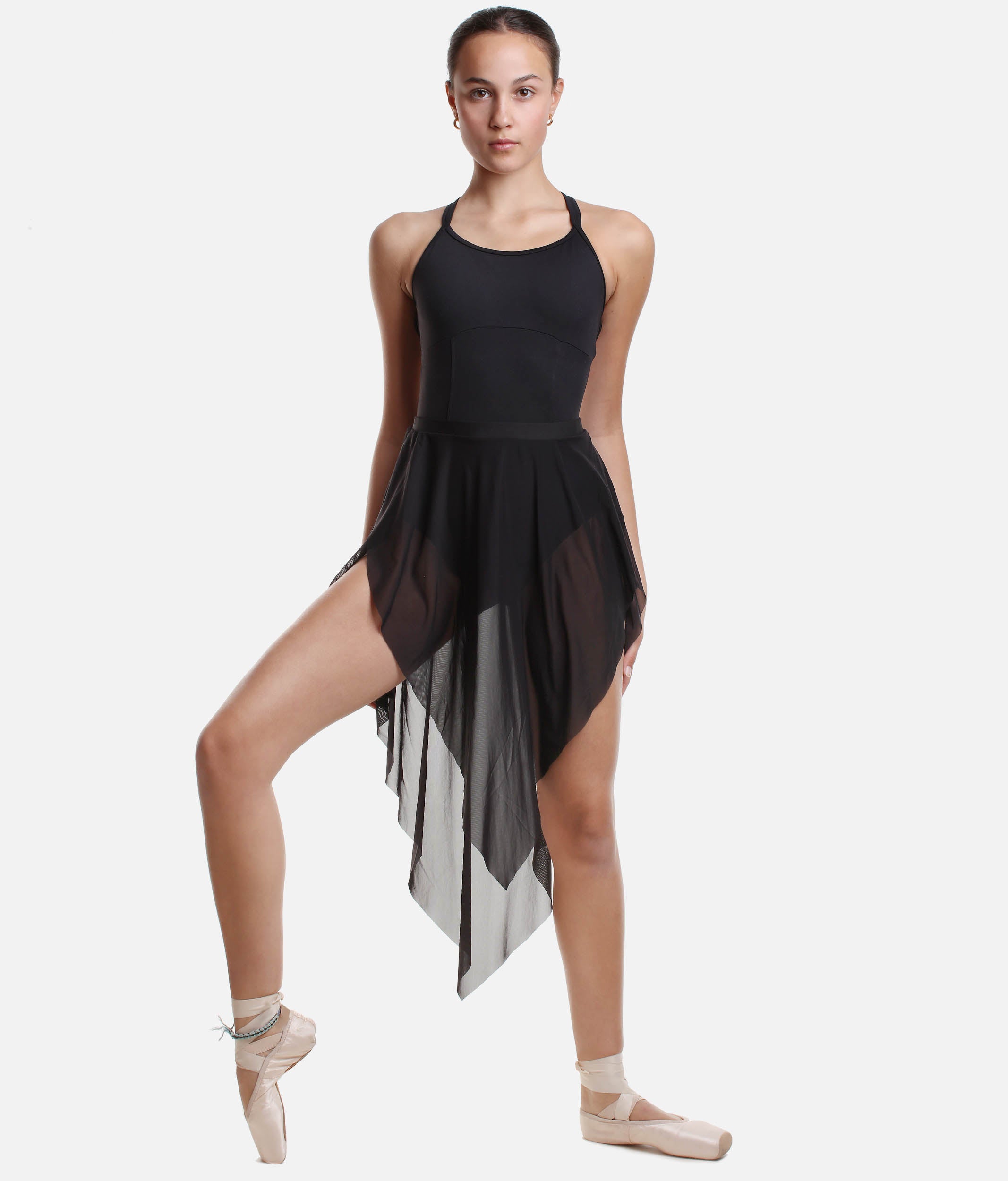 Mireya Asymmetric Dance Skirt, Lyrical Skirt - R 3541