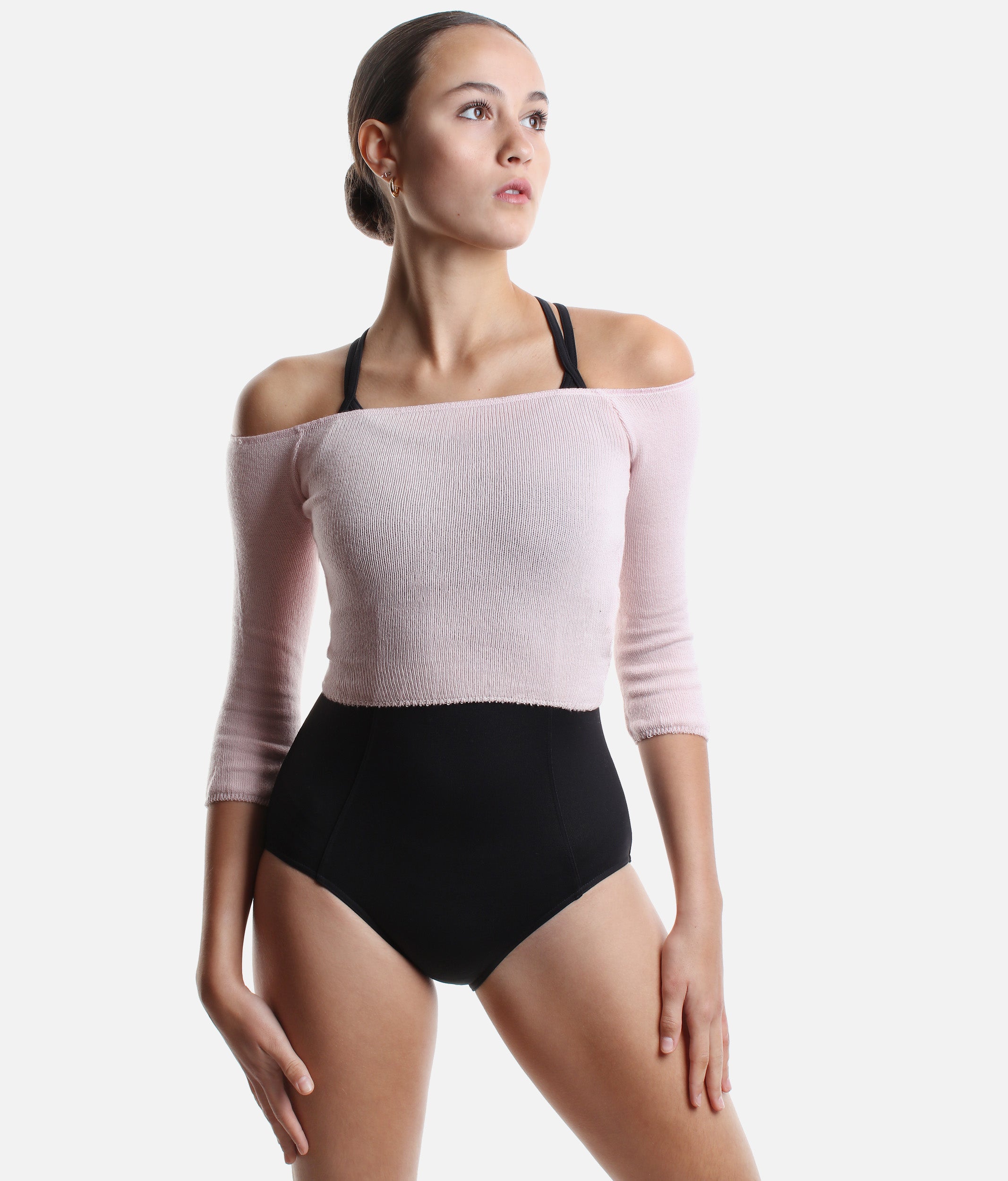 Knitted Crop Top, Dance Warmup - 6579