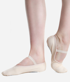 Economy Split Sole Canvas Ballet Shoe - BAE 23