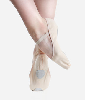 Child's Economy Split Sole Canvas Ballet Shoe - BAE 23
