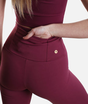 Leggings With Back Pocket - F 14901