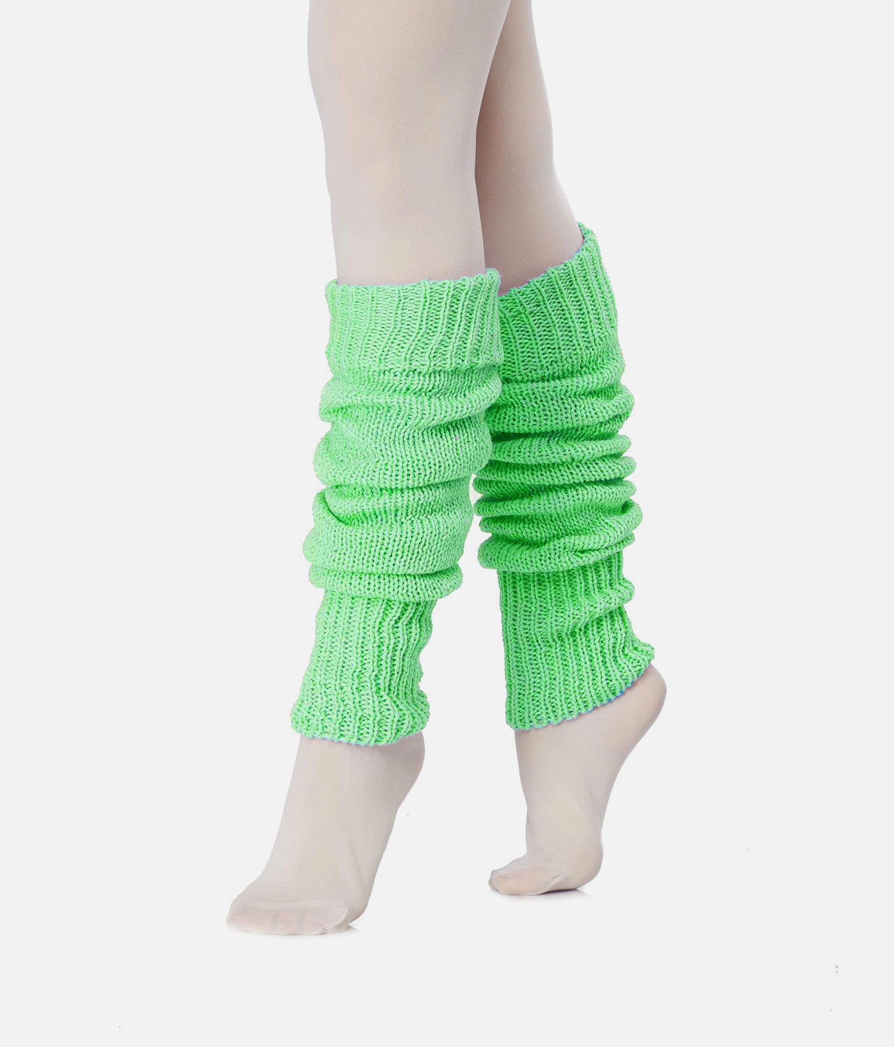 Green Loose-fit Leg Warmer - INT 2040