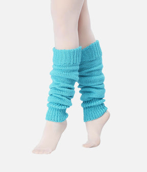 Turquoise Loose-fit Leg Warmer - INT 2040