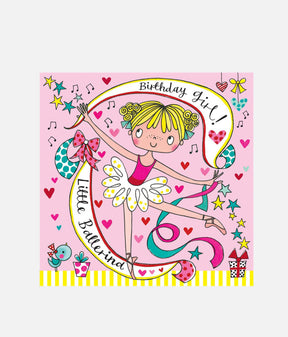 Ballerina birthday Card - JIG64