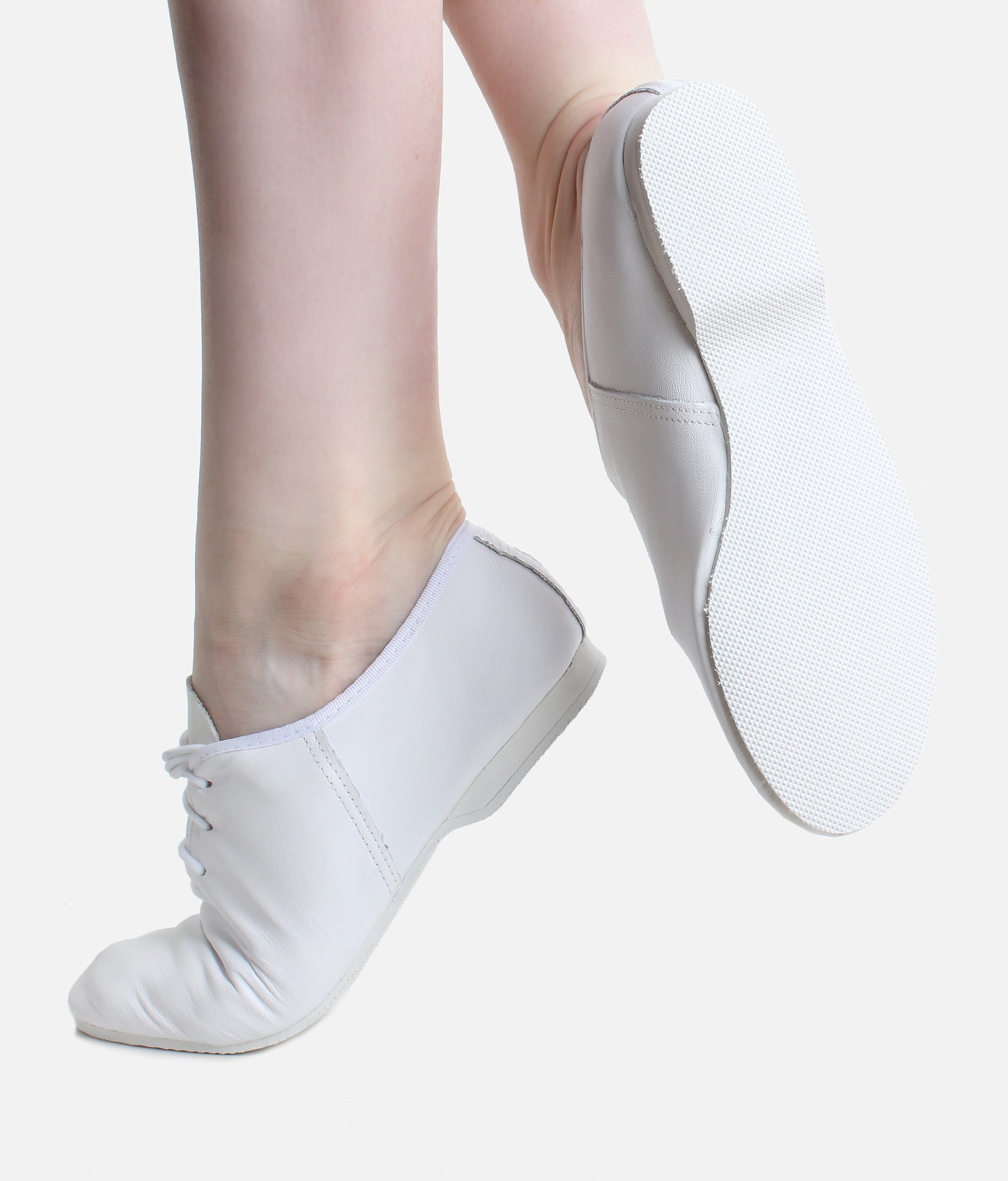 White cheap jazz shoe