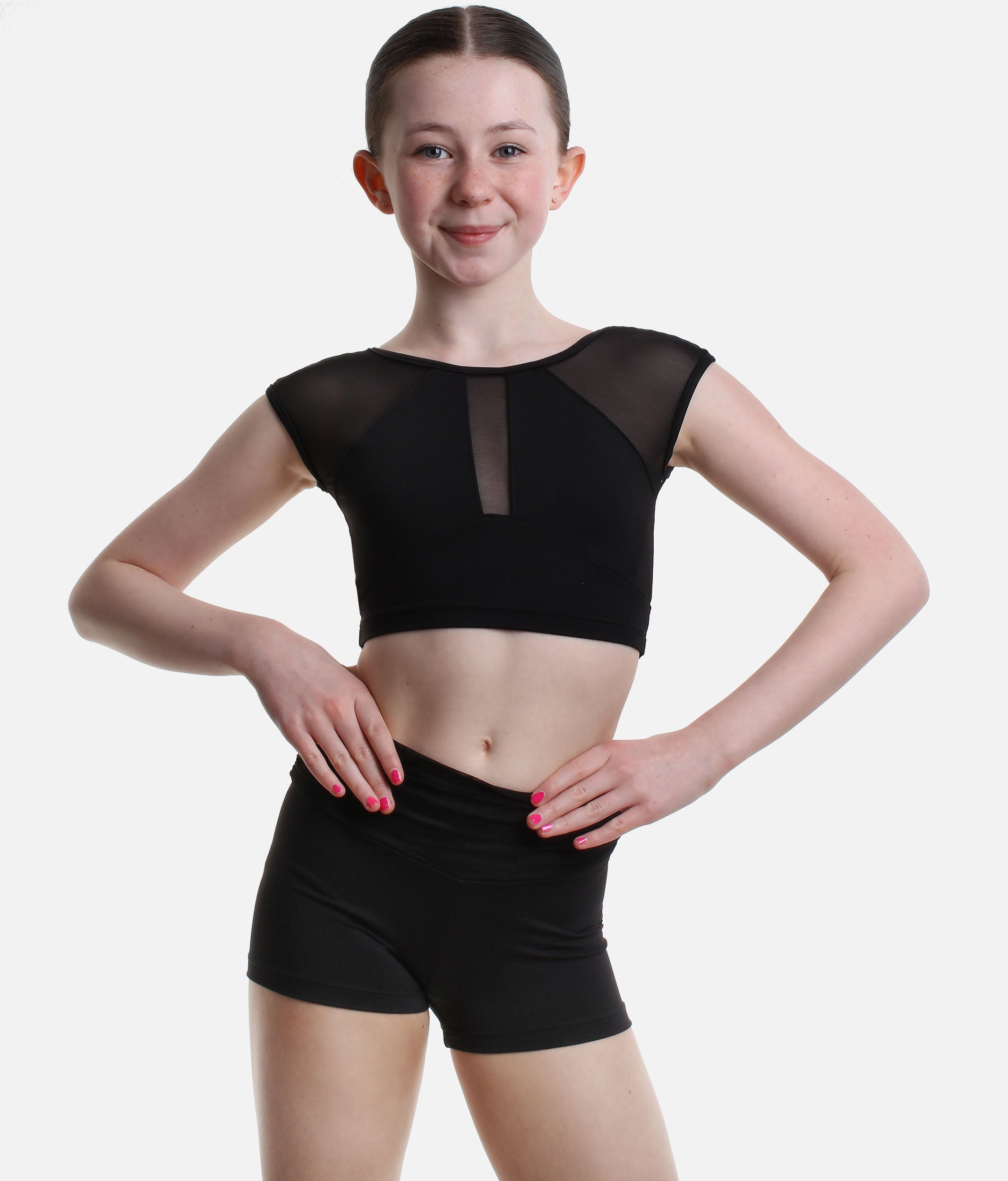 Children's dance crop tops on sale