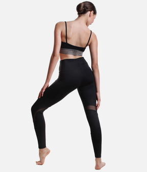 Mesh Cut-out Leggings - 3665