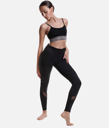 Mesh Cut-out Leggings - 3665