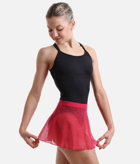 Lace Mesh Pull On Skirt - MS 160