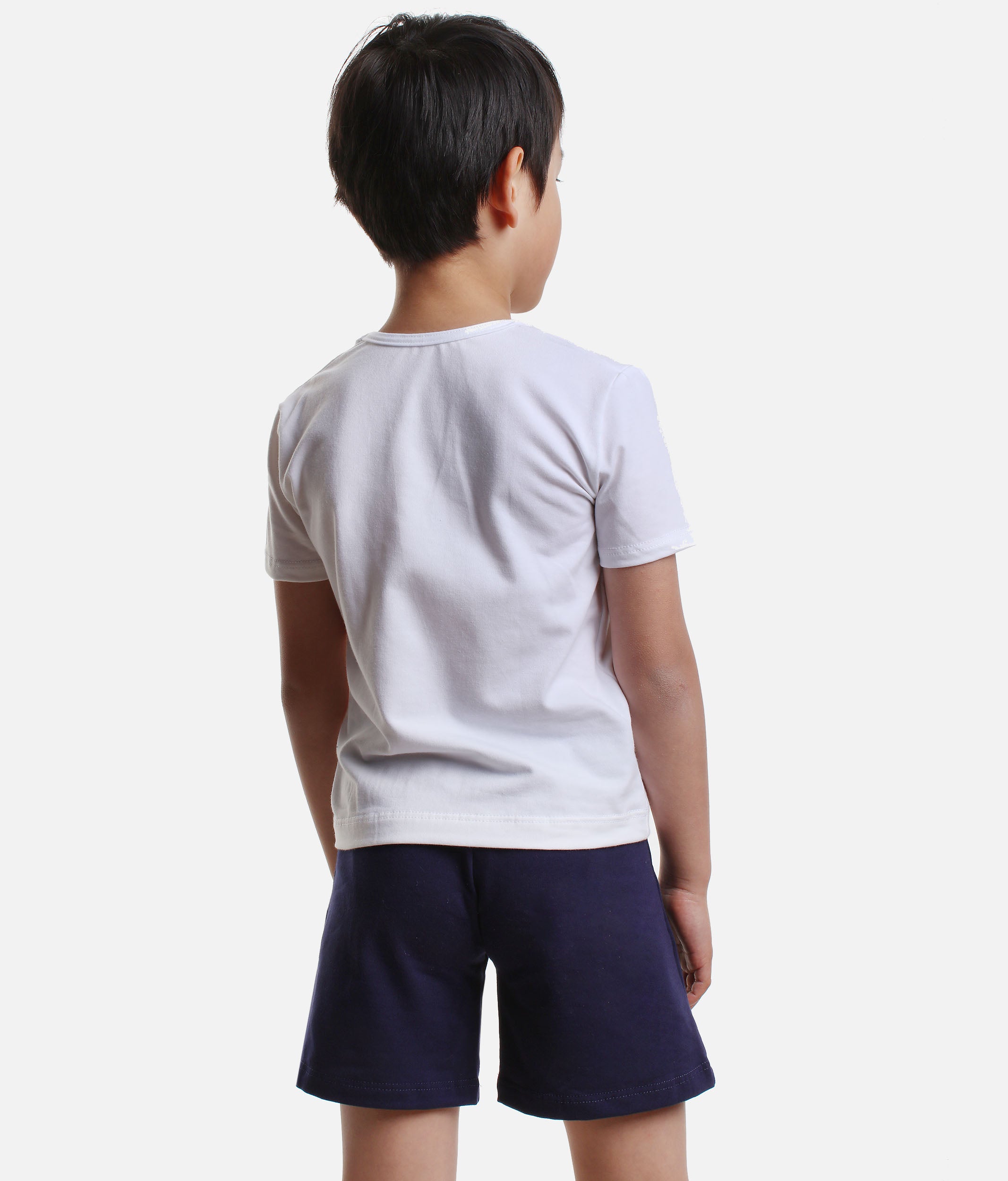 Boys navy clearance cotton shorts