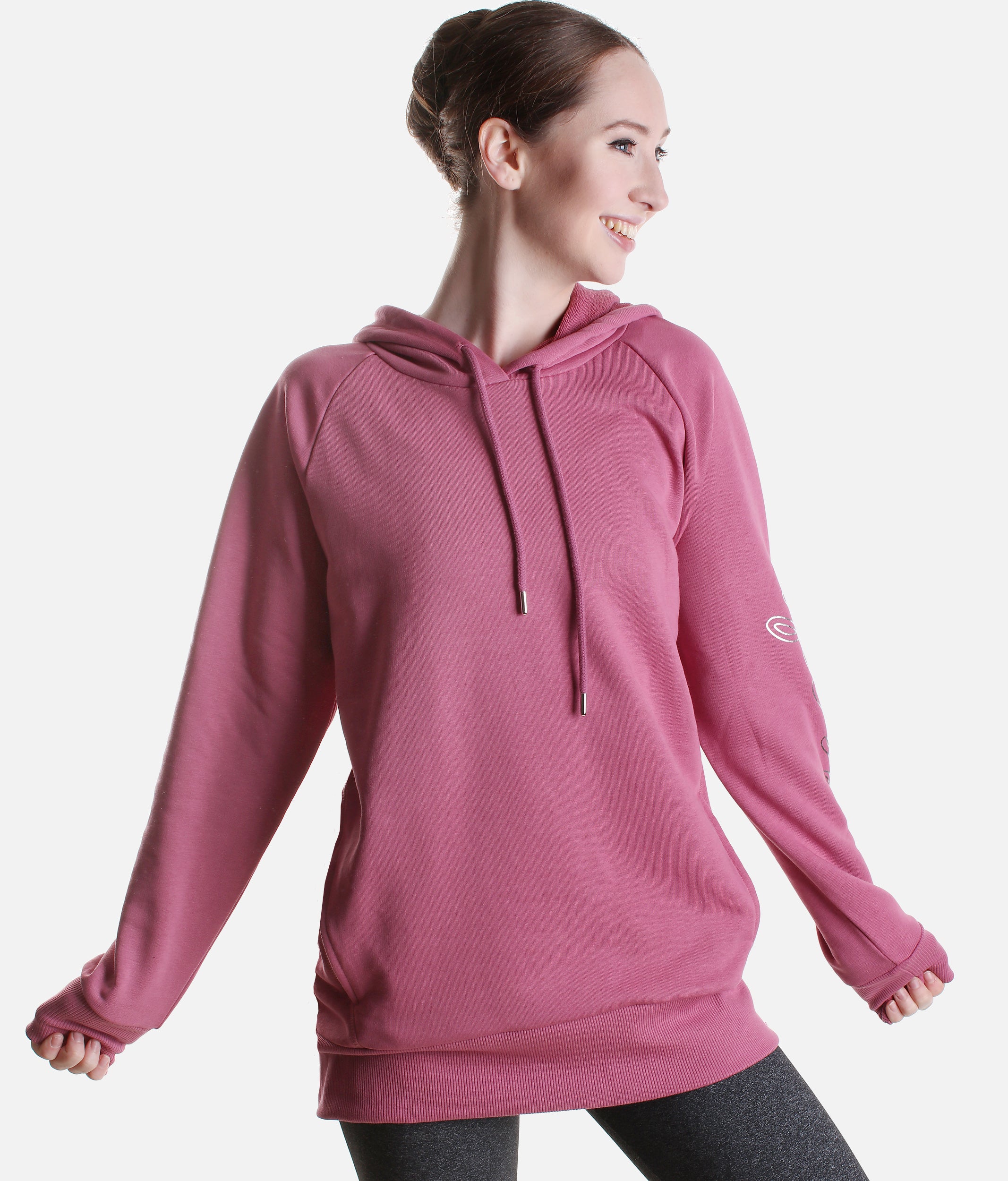 Longline hot sale hooded jumper