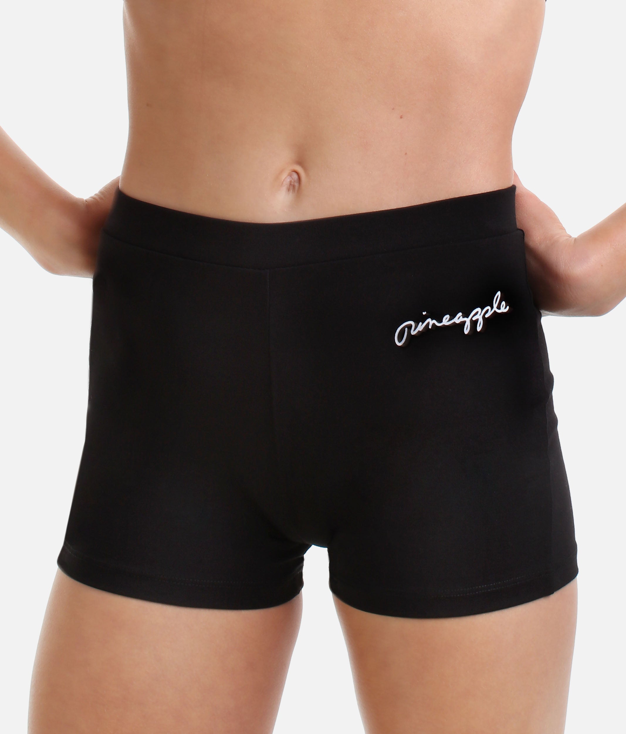 Black hot pants dance sales shorts