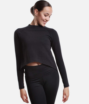 Asymmetric Cropped Sweatshirt - RDE 2089
