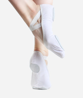 Wide Width, Stretch Canvas Ballet Shoe - SD 16